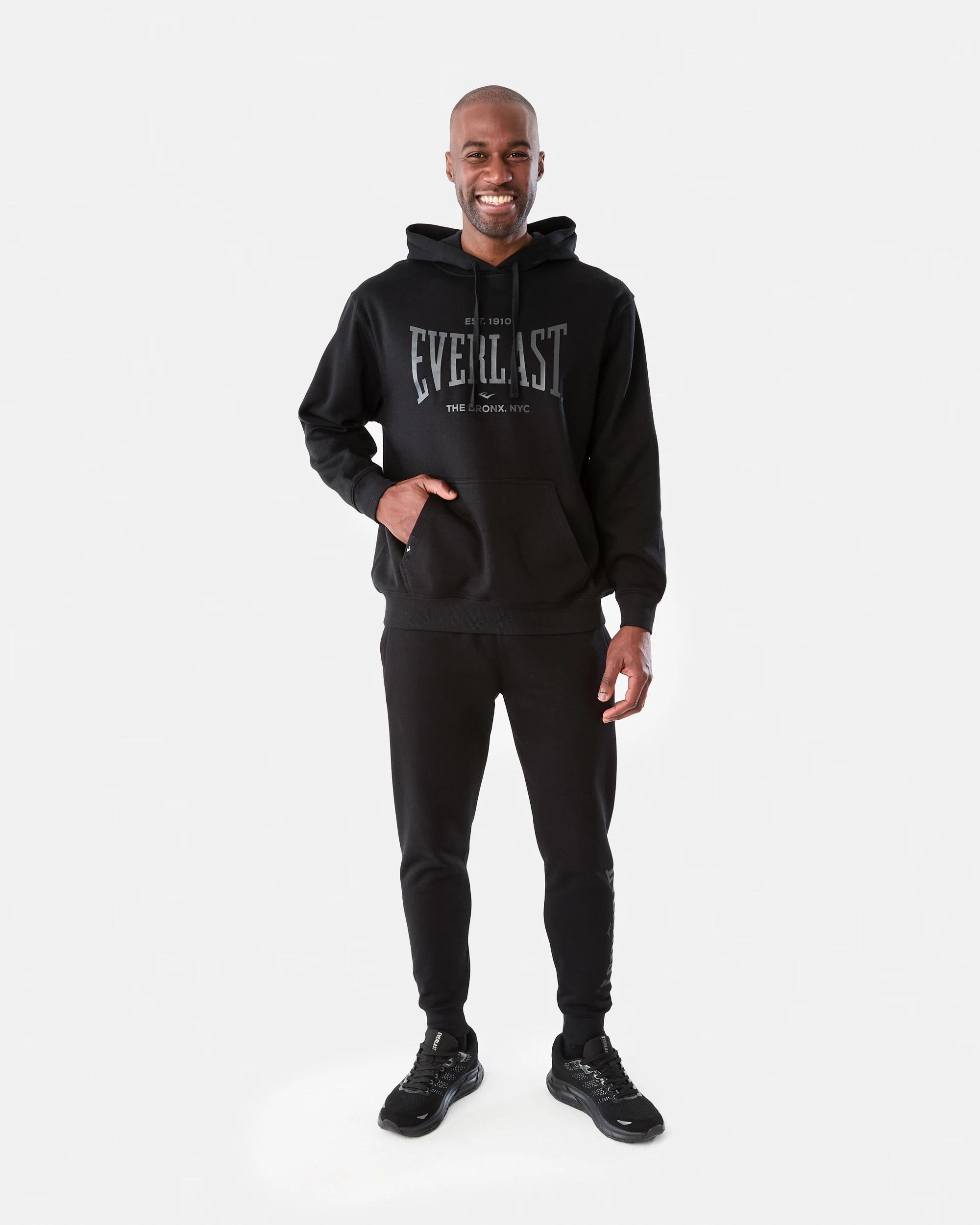 8 Everlast Mens Bronx Hoodie Black, 8 of 8