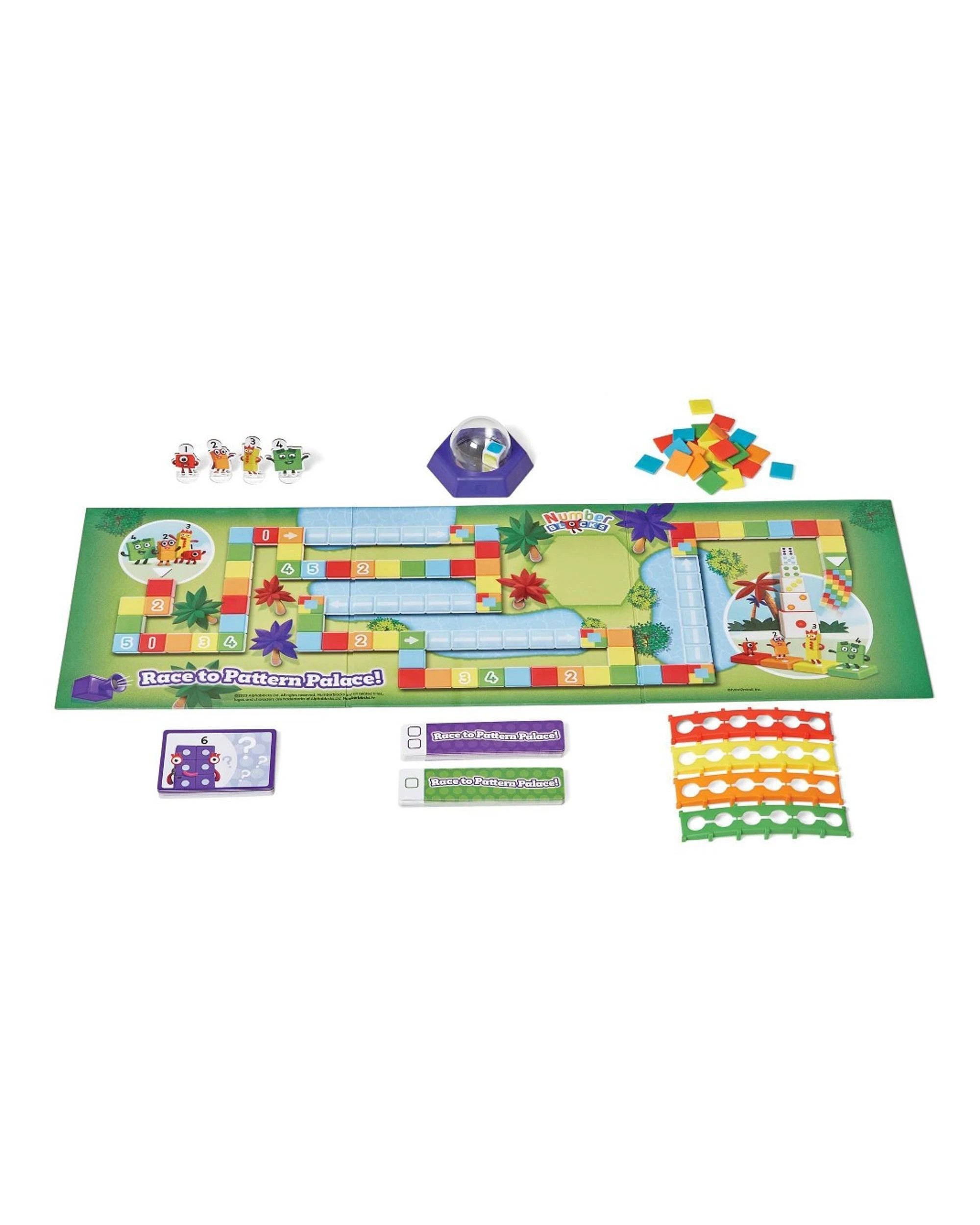 2 Numberblocks Race to Pattern Palace Board Game, 2 of 7