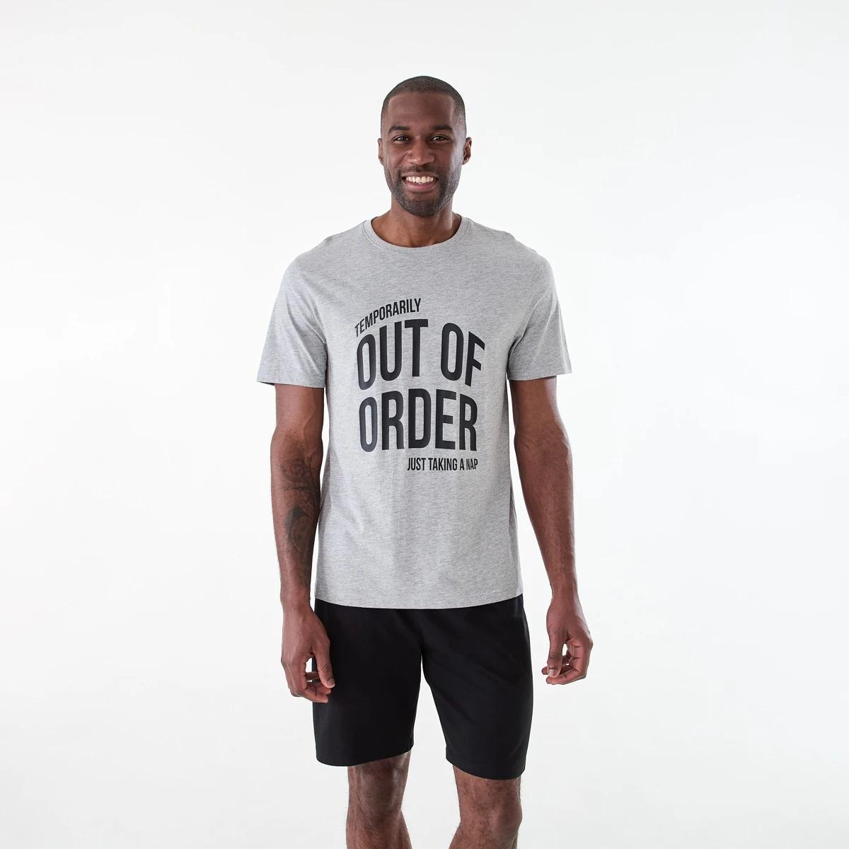 1 Short Sleeve Knit Pyjama Set OUT OF ORDER, 1 of 8