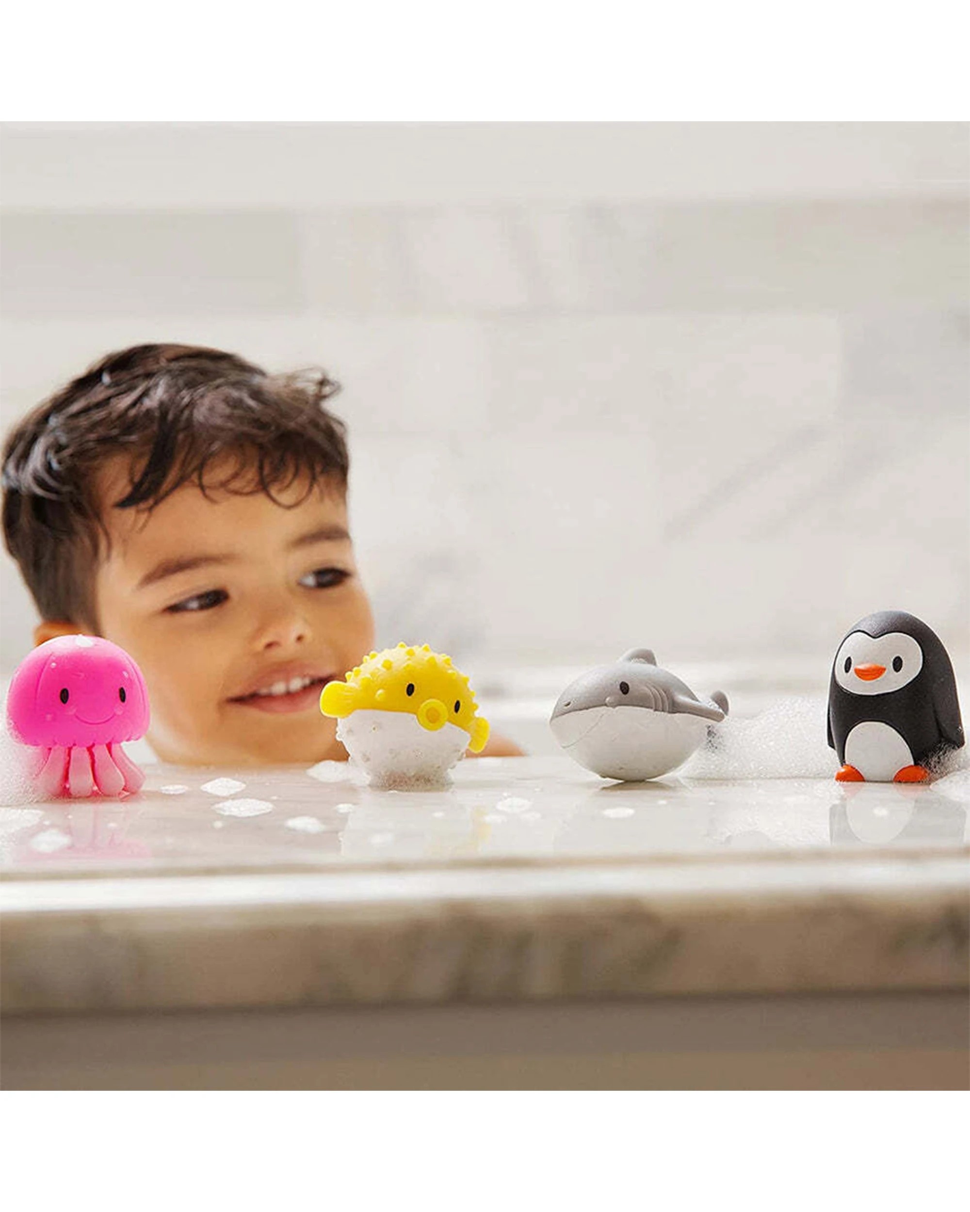 2 Munchkin Ocean Baby Water Squirters Bath Toy 8 Piece Set 9 Months Plus Plastic - Multi, 2 of 4