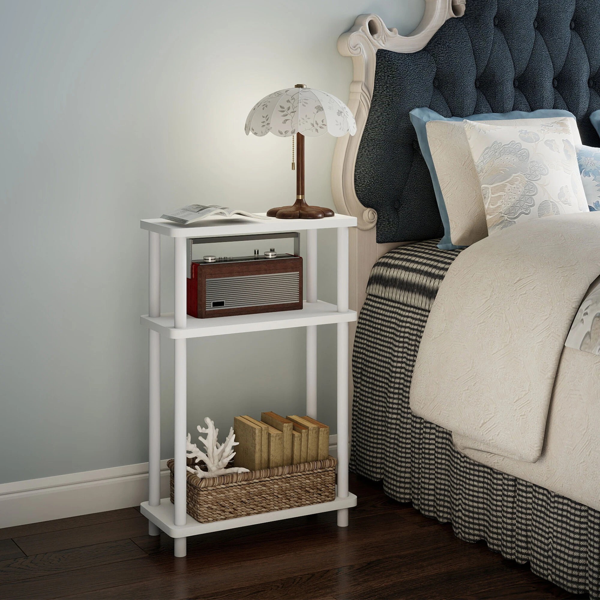 7 Levede 3‑Tier Side Table - White, 7 of 9
