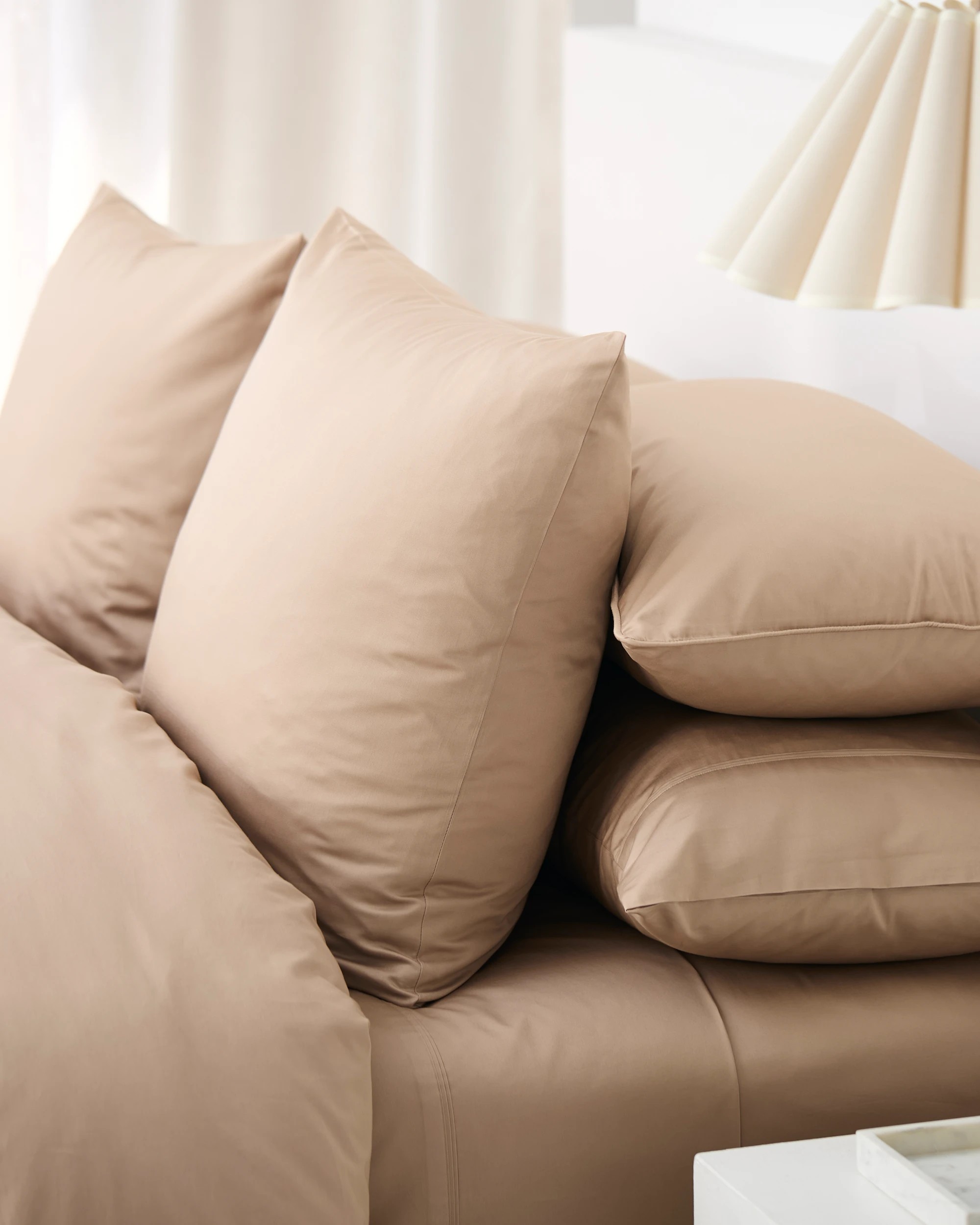 10 Target Luxury Egyptian Cotton Quilt Cover Set - Super King Bed - Natural, 10 of 10