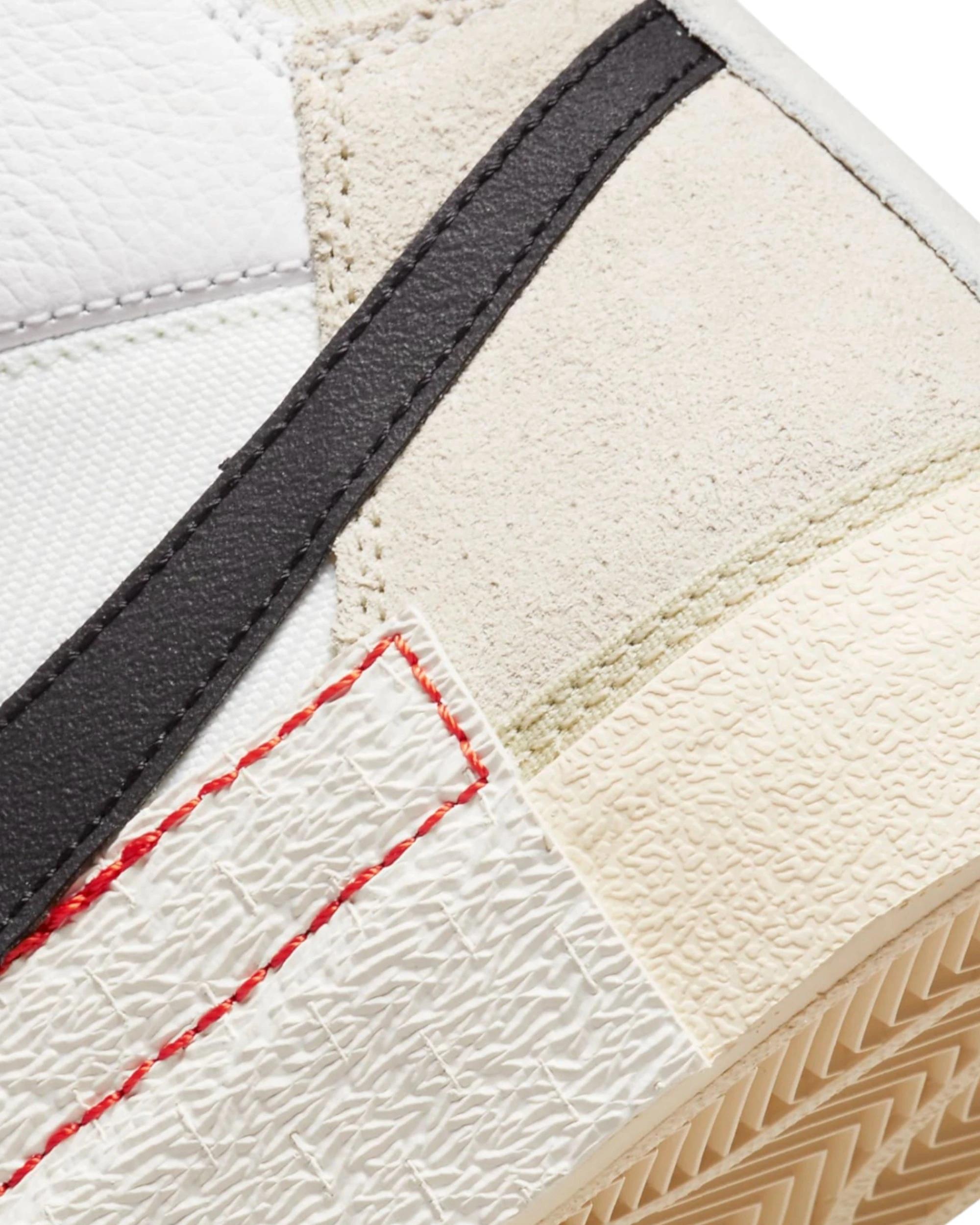 5 Nike Mens Blazer Mid 77 Pro Club Remastered White/ Black Athletic Shoes WHITE/BLACK, 5 of 9