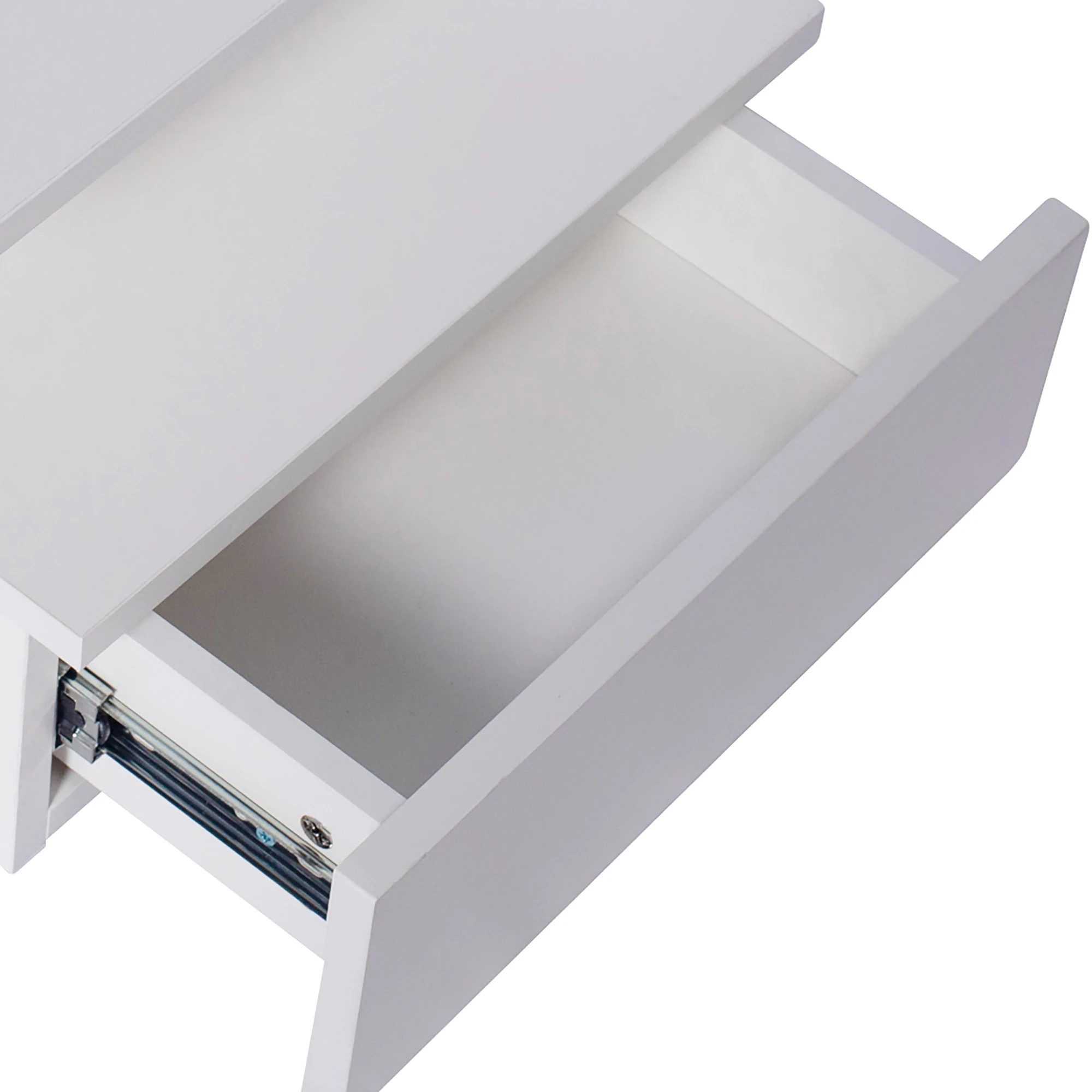 2 Levede 2x Floating Nightstand - White, 2 of 6