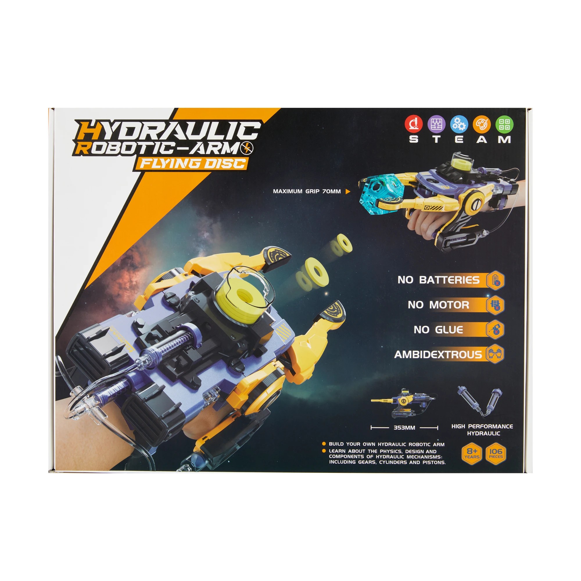 8 106 Piece Hydraulic Robotic-Arm Flying Disc Set, 8 of 9
