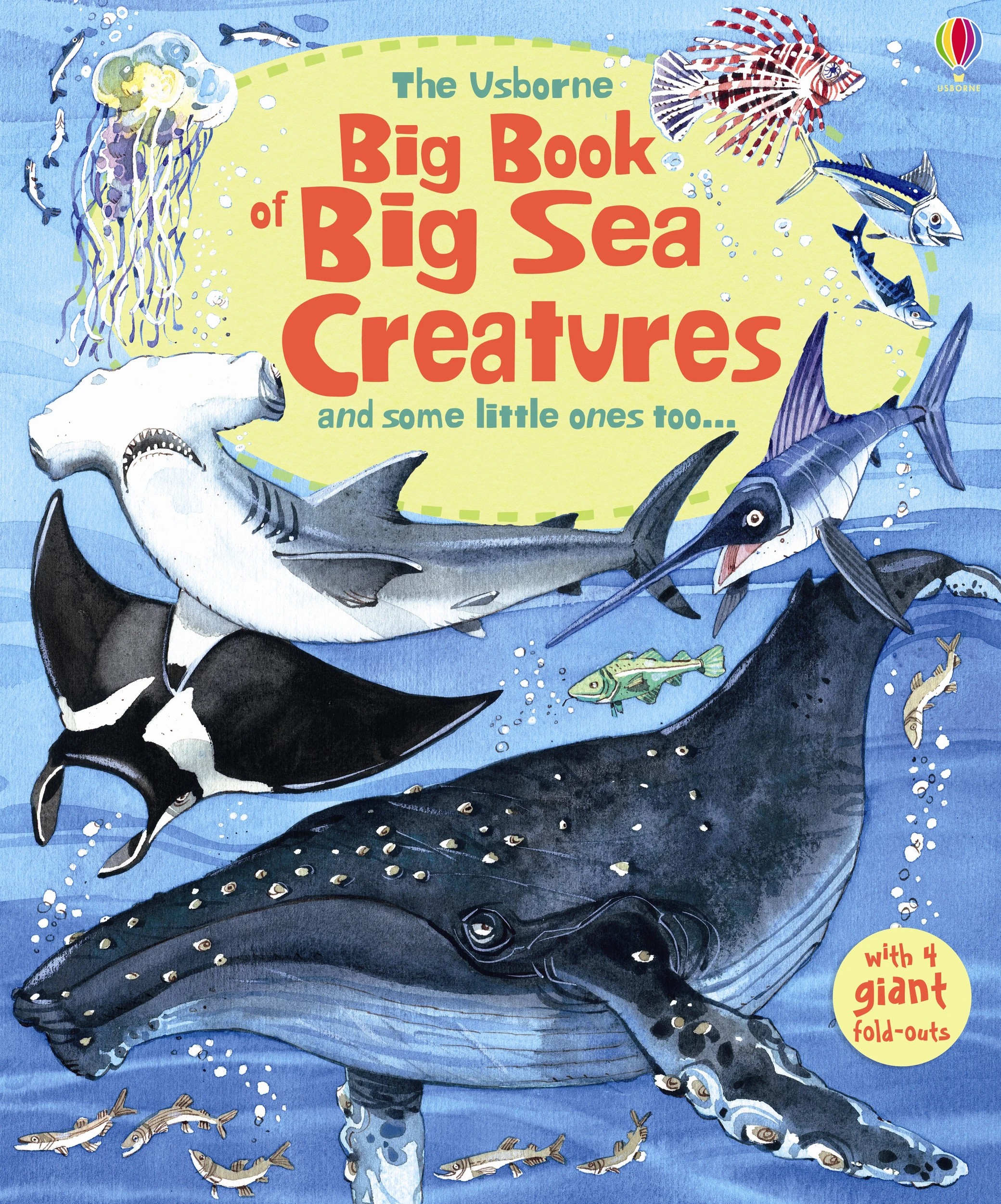 1 The Usborne Big Book of Big Sea Creatures by Minna Lacey - Book, 1 of 1