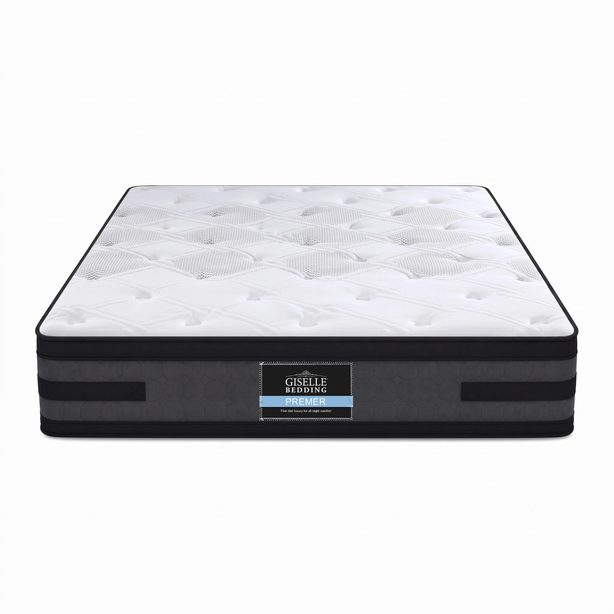 10 Giselle Bedding 36cm Mattress Cool Gel Memory Foam - Queen Bed - Multi, 10 of 10