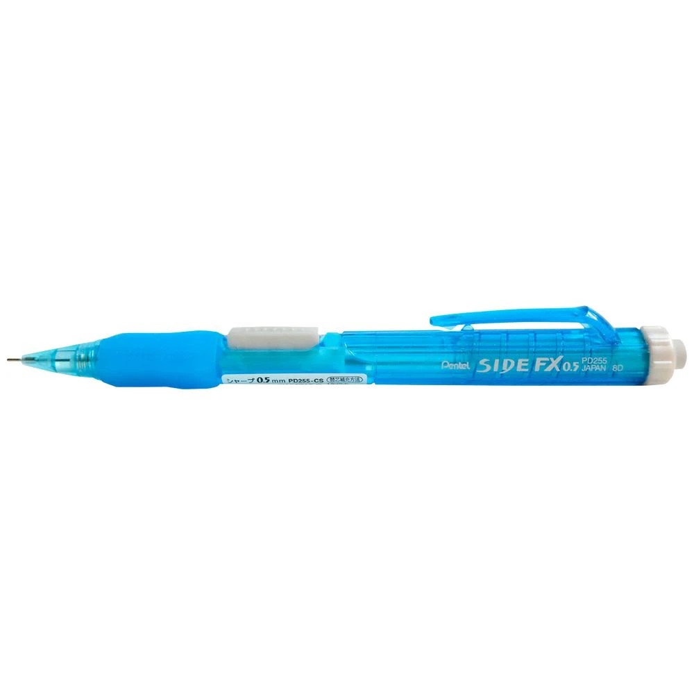 1 Pentel Side FX PD255 Mechanical Pencil 0.5mm Sky Blue, 1 of 1