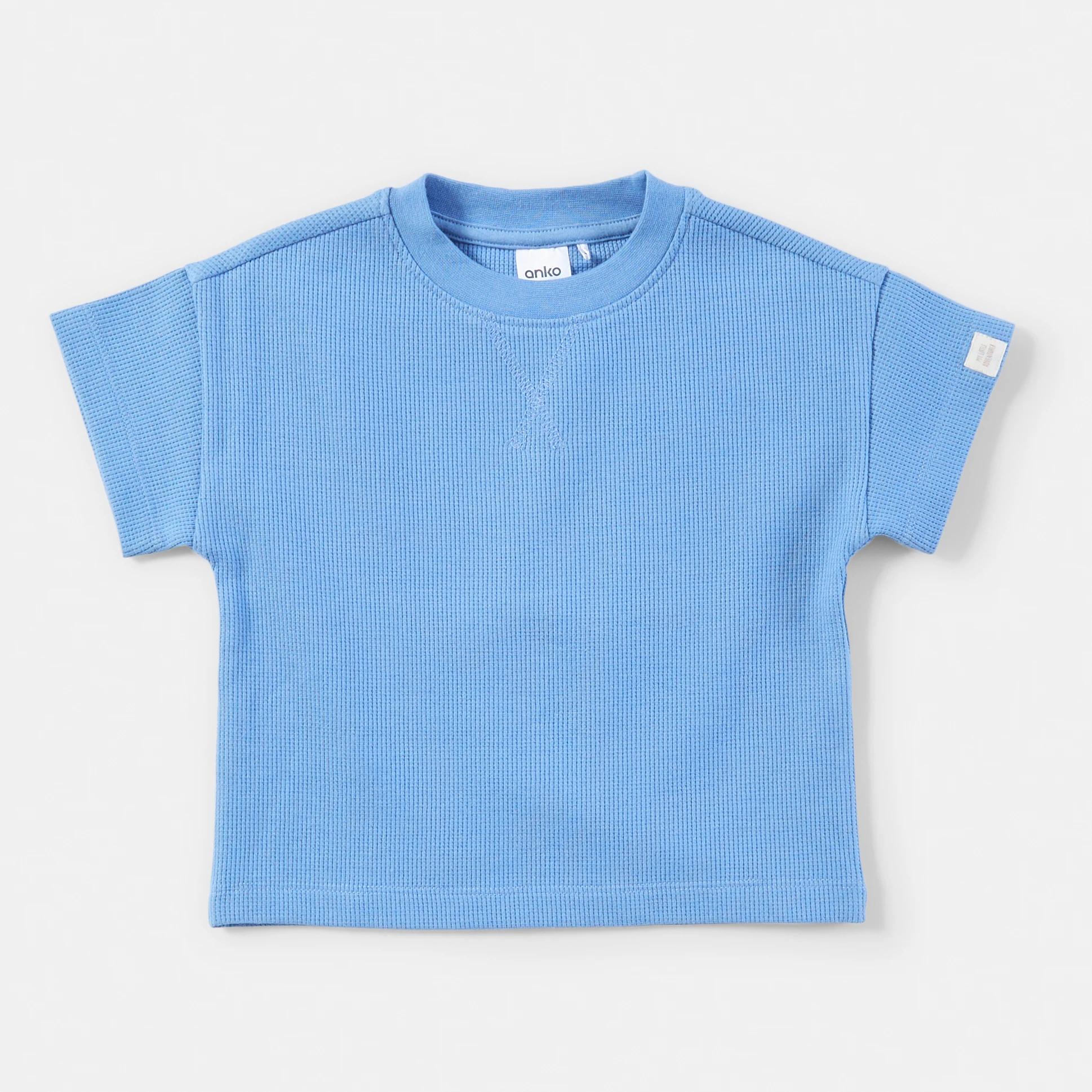 3 Short Sleeve Textured Set LIMITLESS BLUE, 3 of 6