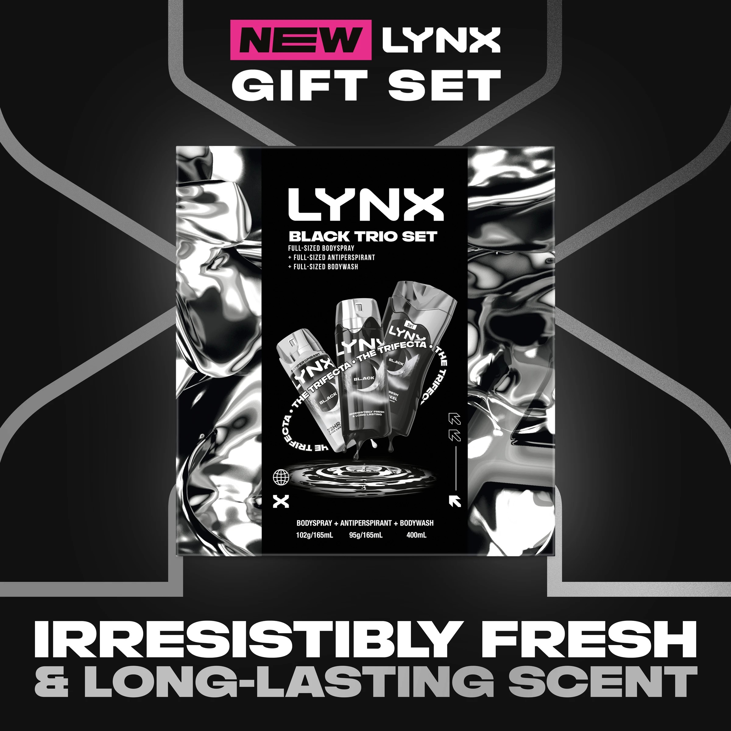 4 LYNX Black Trio Set, 4 of 7