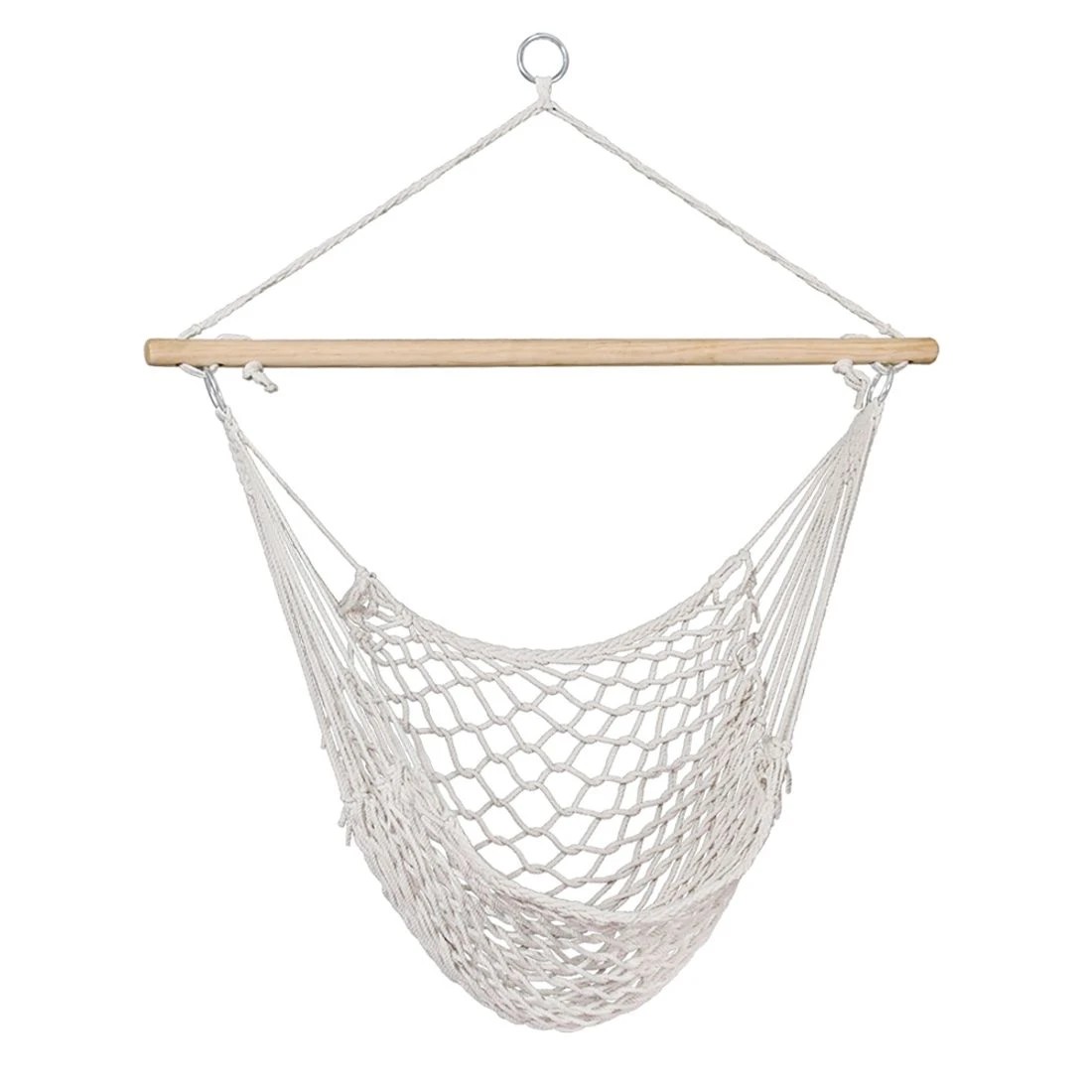 3 Gardeon Hammock Chair Outdoor Hanging Camping Mesh Indoor Cream - Beige, 3 of 6
