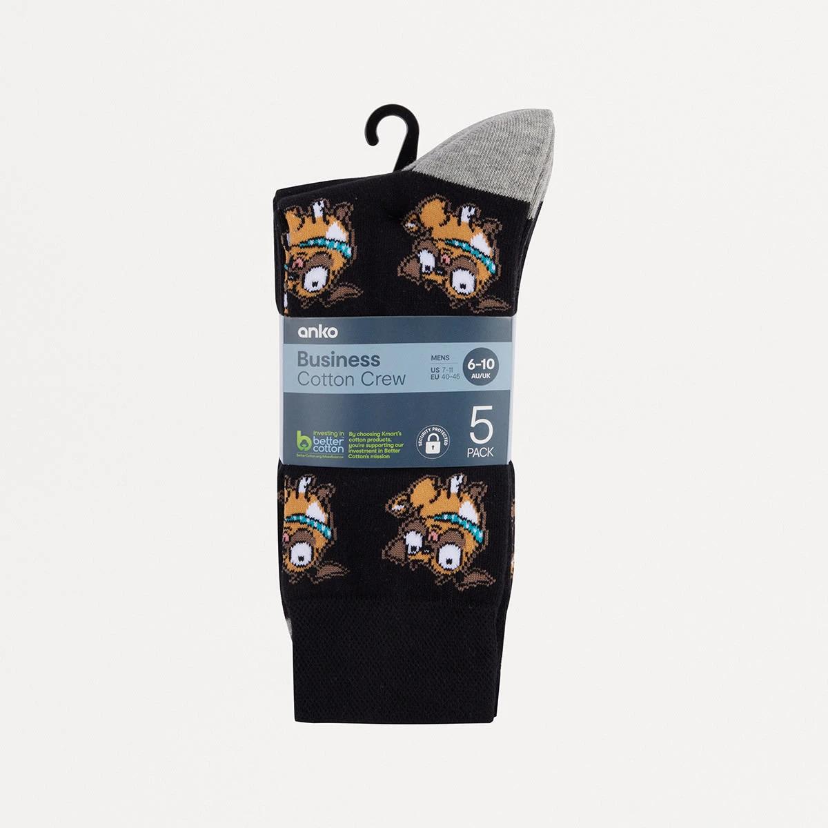 3 5 Pack Pattern Socks Dog Club, 3 of 3