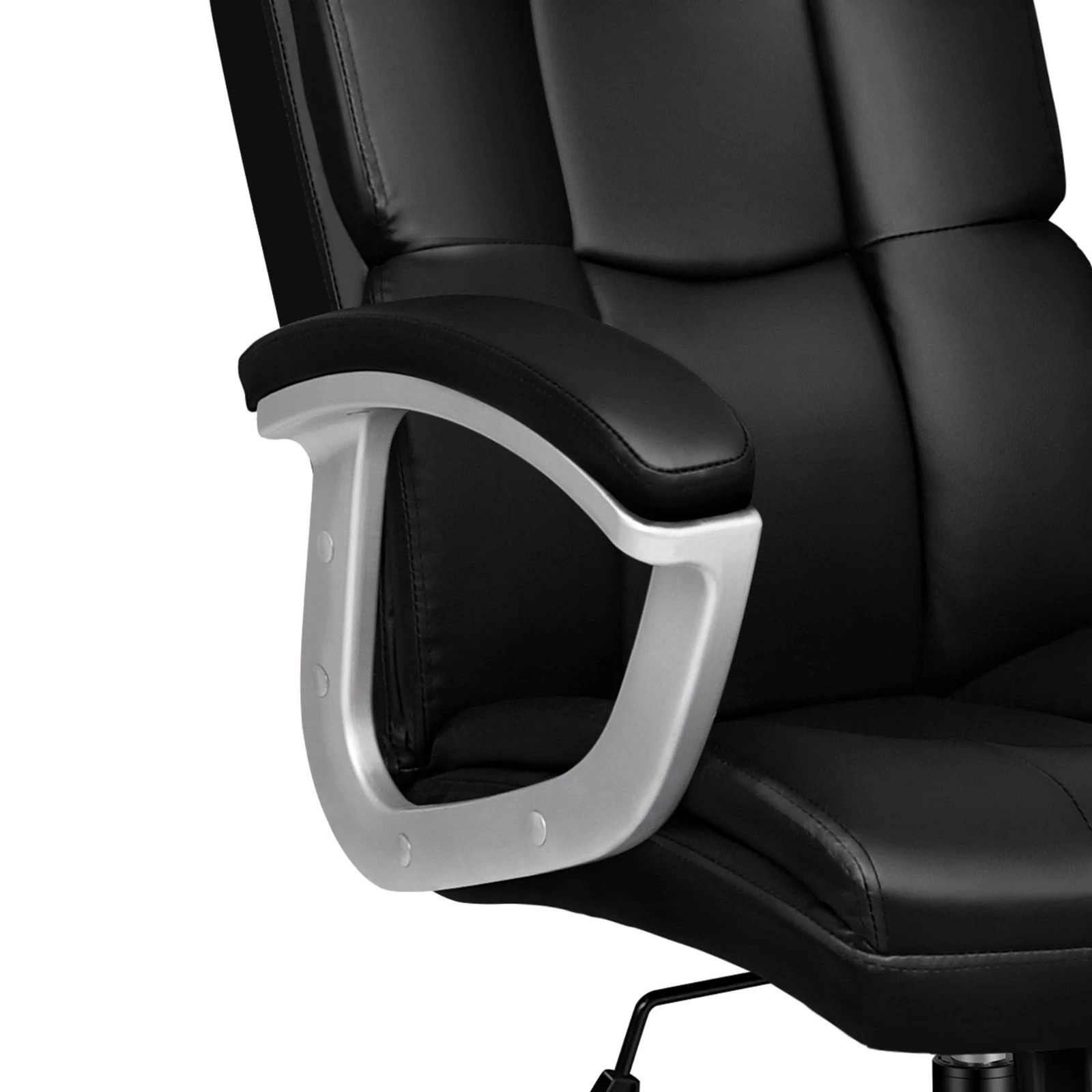 5 Alfordson Office Chair Executive Computer Gaming Racer PU Leather Work Seat - Black, 5 of 10