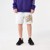 WHITE MARLE LAKERS TERRY SHORT