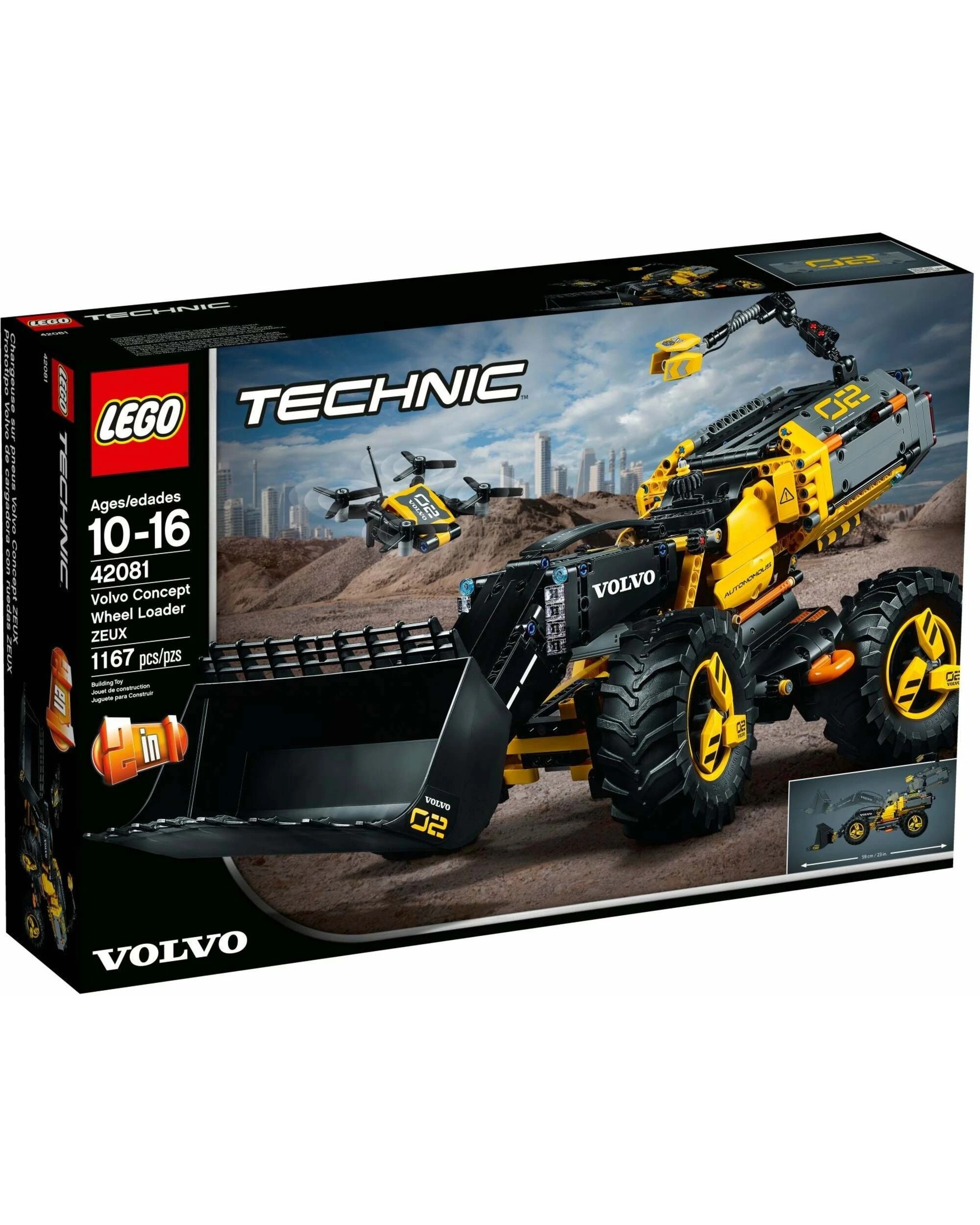 1 LEGO Technic 42081 Volvo Concept Wheel Loader ZEUX, 1 of 5