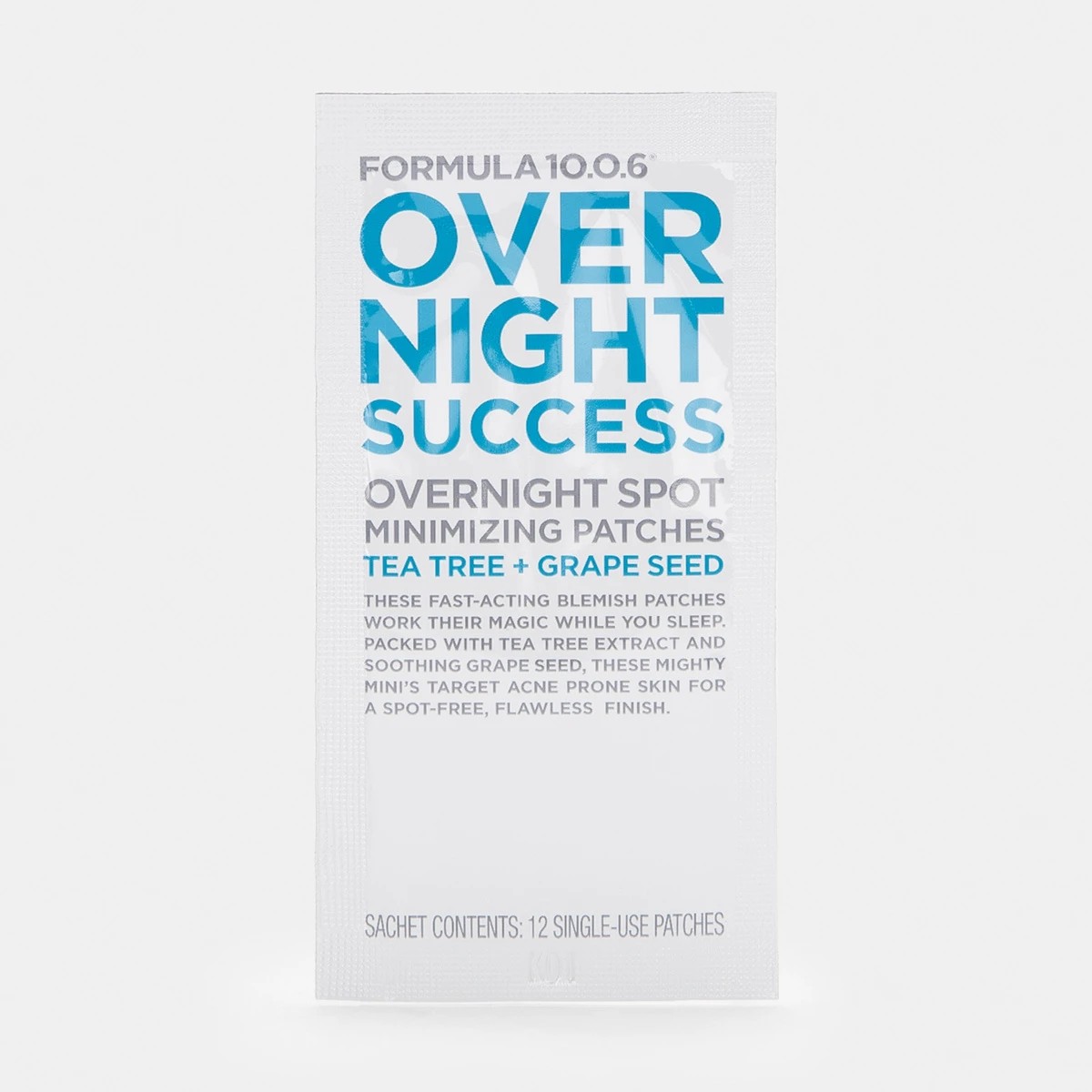 3 Formula 10.0.6 Over Night Success Overnight Spot Minimising Patches - Tea Tree & Grape Seed, 3 of 4