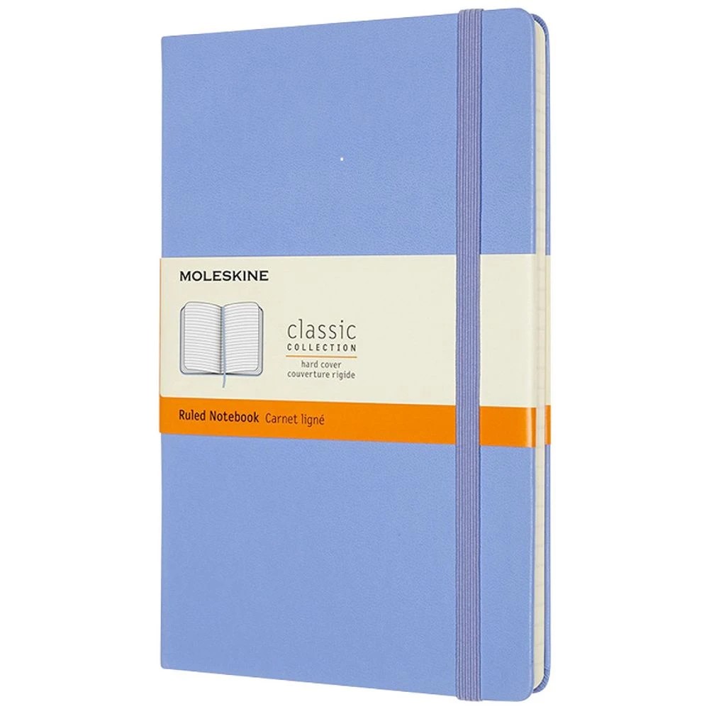 1 Moleskine Classic Hardcover Large 240pg Notebook Soft Blue, 1 of 5