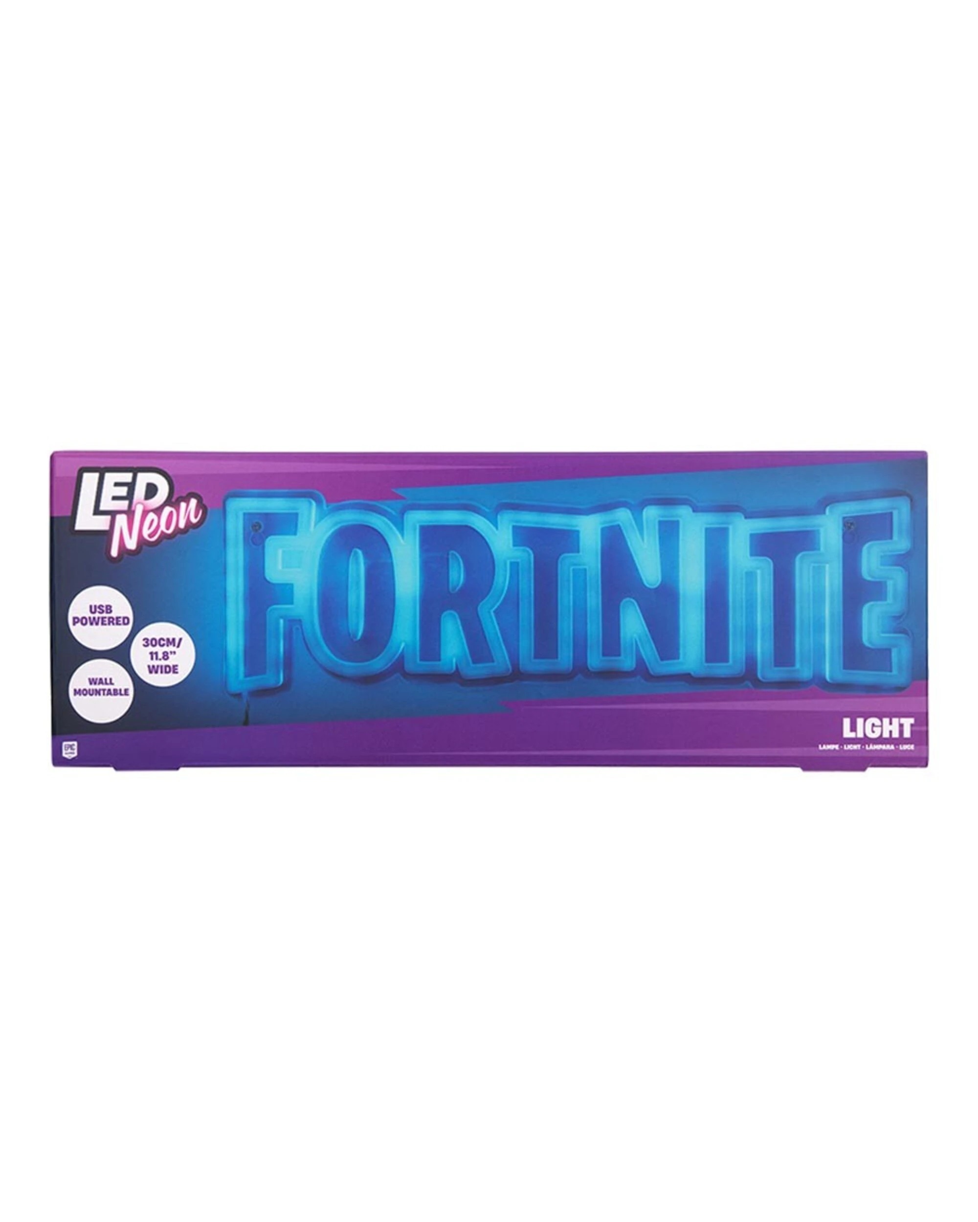 1 Fortnite Logo Wall Mountable LED Neon Light, 1 of 5