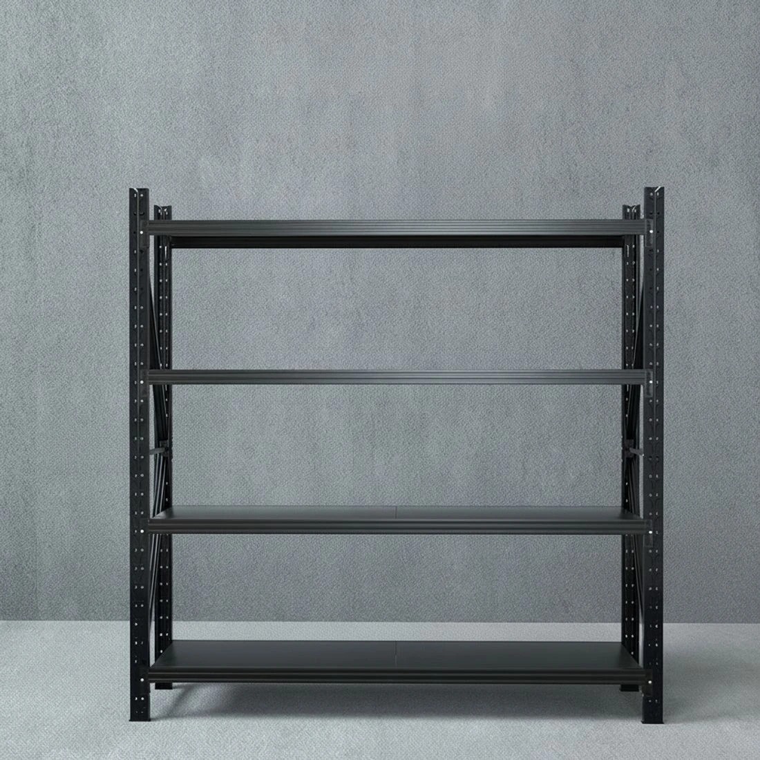 5 Giantz 2Mx2M Warehouse Shelving Garage Rack - Black, 5 of 6