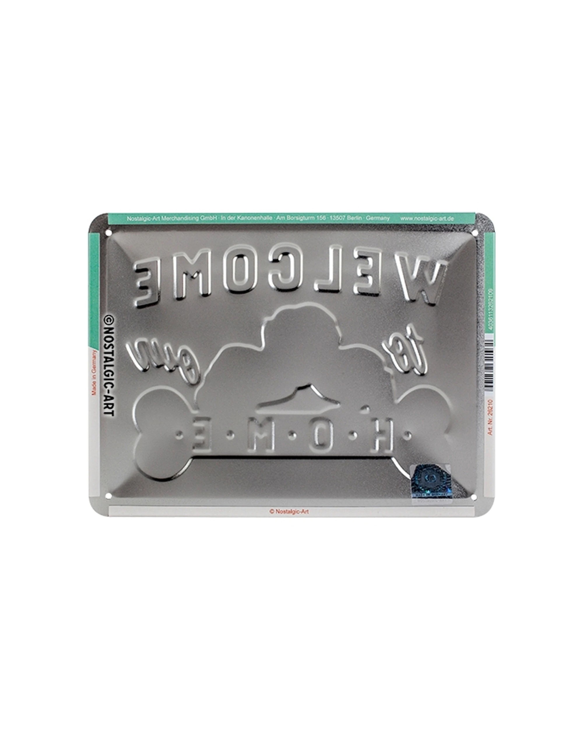 2 Nostalgic-Art 15x20cm Small Metal Sign - Welcome Puppies - Multi, 2 of 3