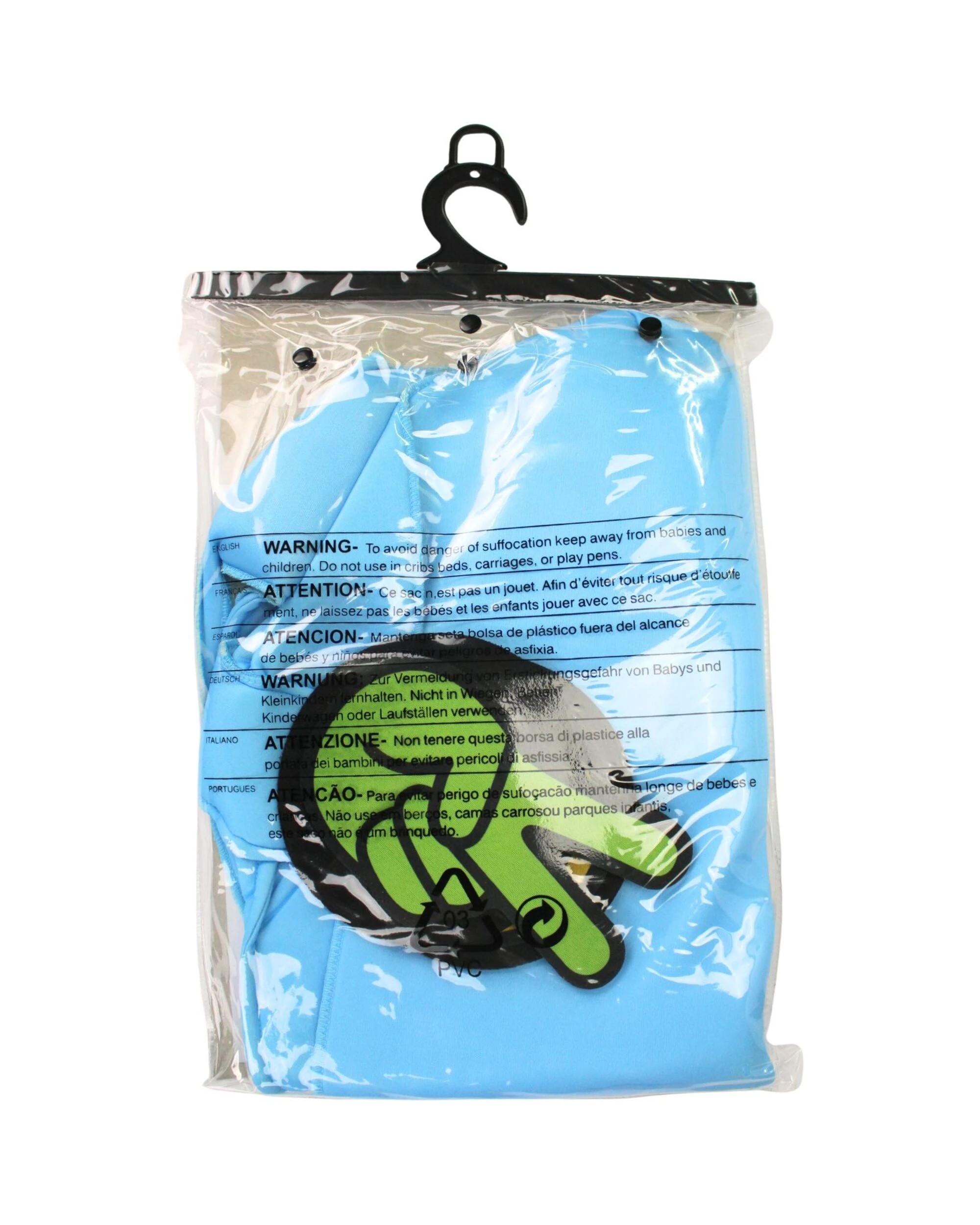 3 Rasta Imposta Garden Clog Beach Shoe Kids Costume 3-6 Years - One Size - Standard - Blue, 3 of 3