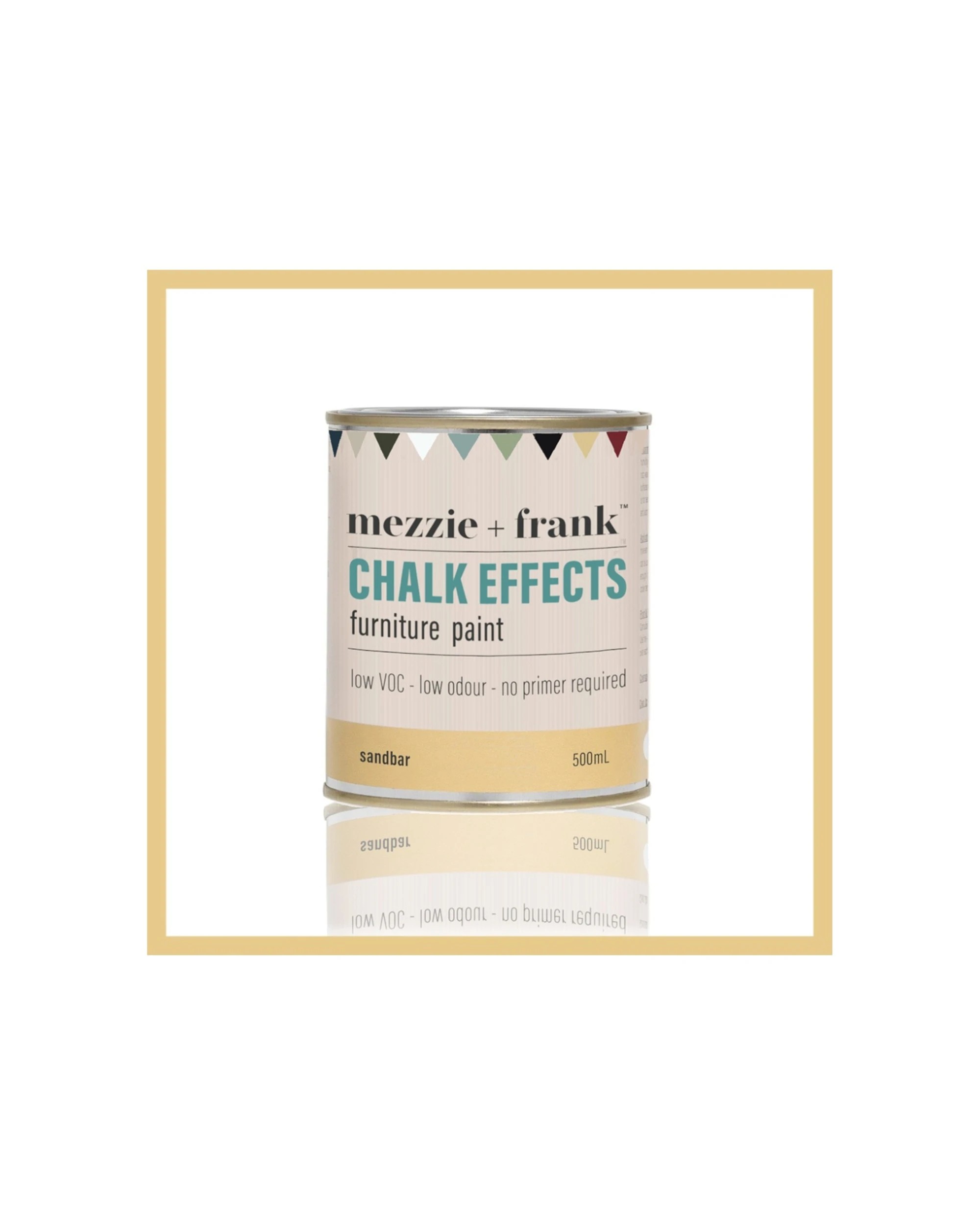 5 Mezzie+Frank Chalk Effect 0.5L Interior Water Based Furniture Paint Sandbar - Beige, 5 of 5