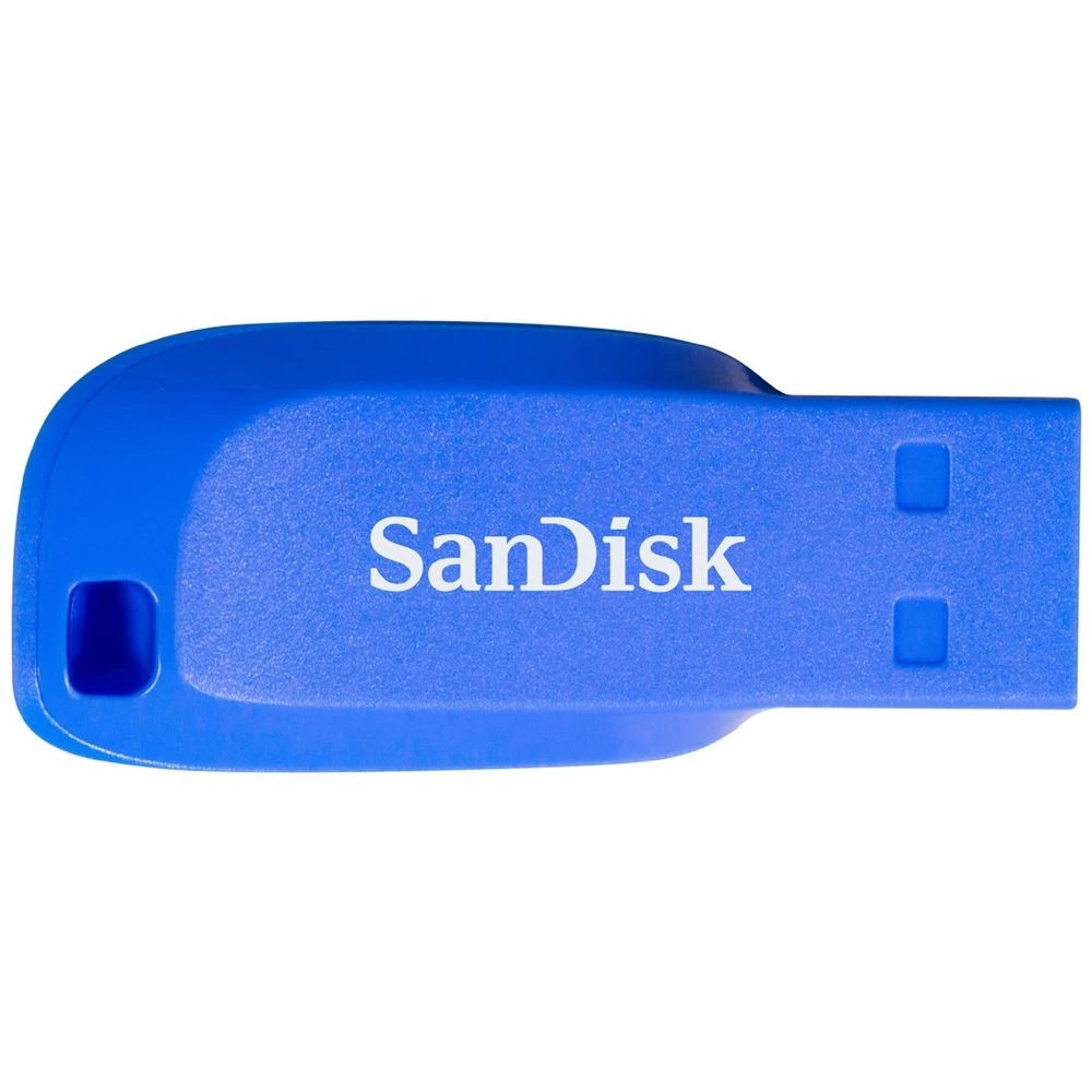1 SanDisk 64GB Cruzer Blade USB Flash Drive Blue, 1 of 2