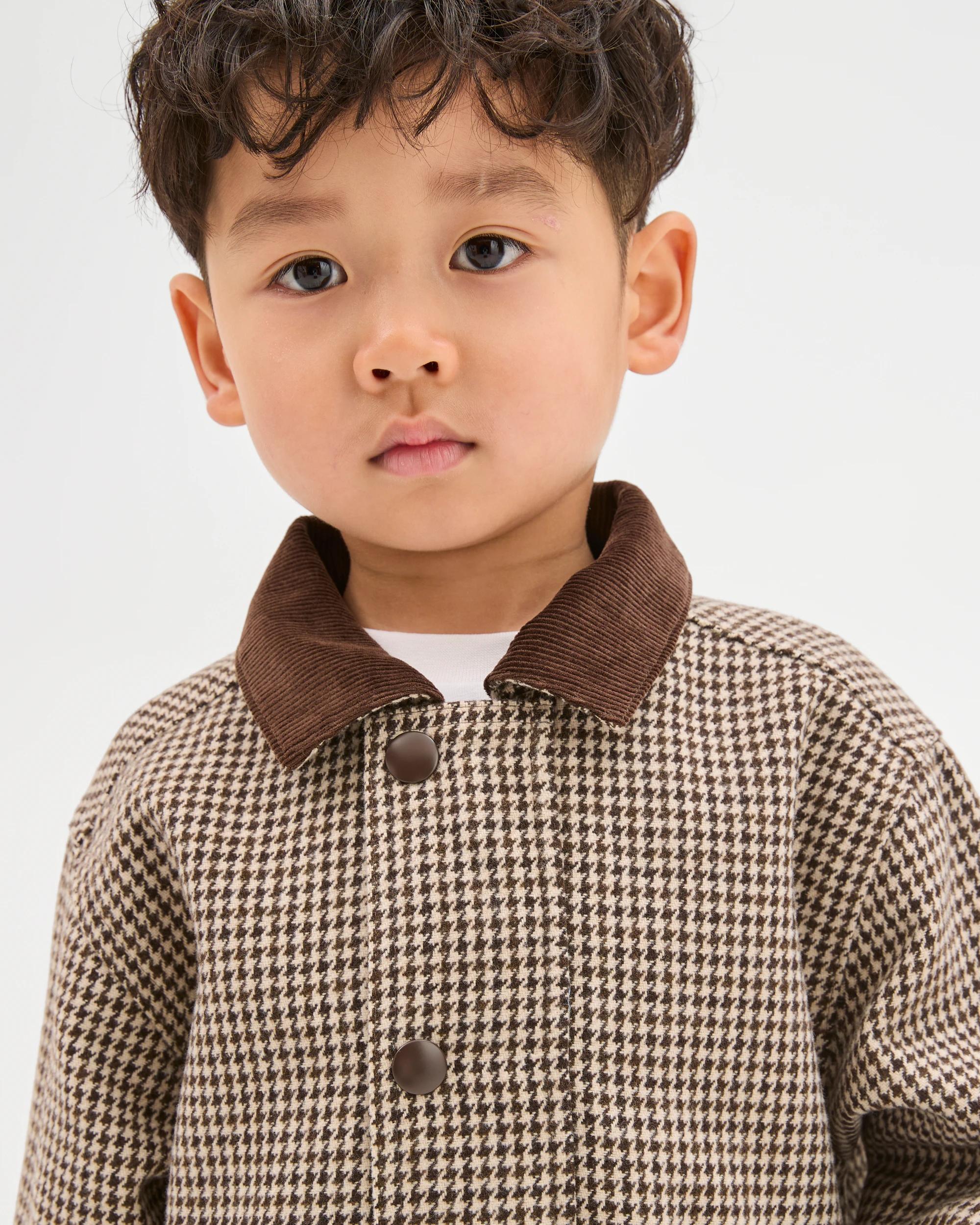 5 Target Kids Houndstooth Barn Jacket BEIGE, 5 of 7