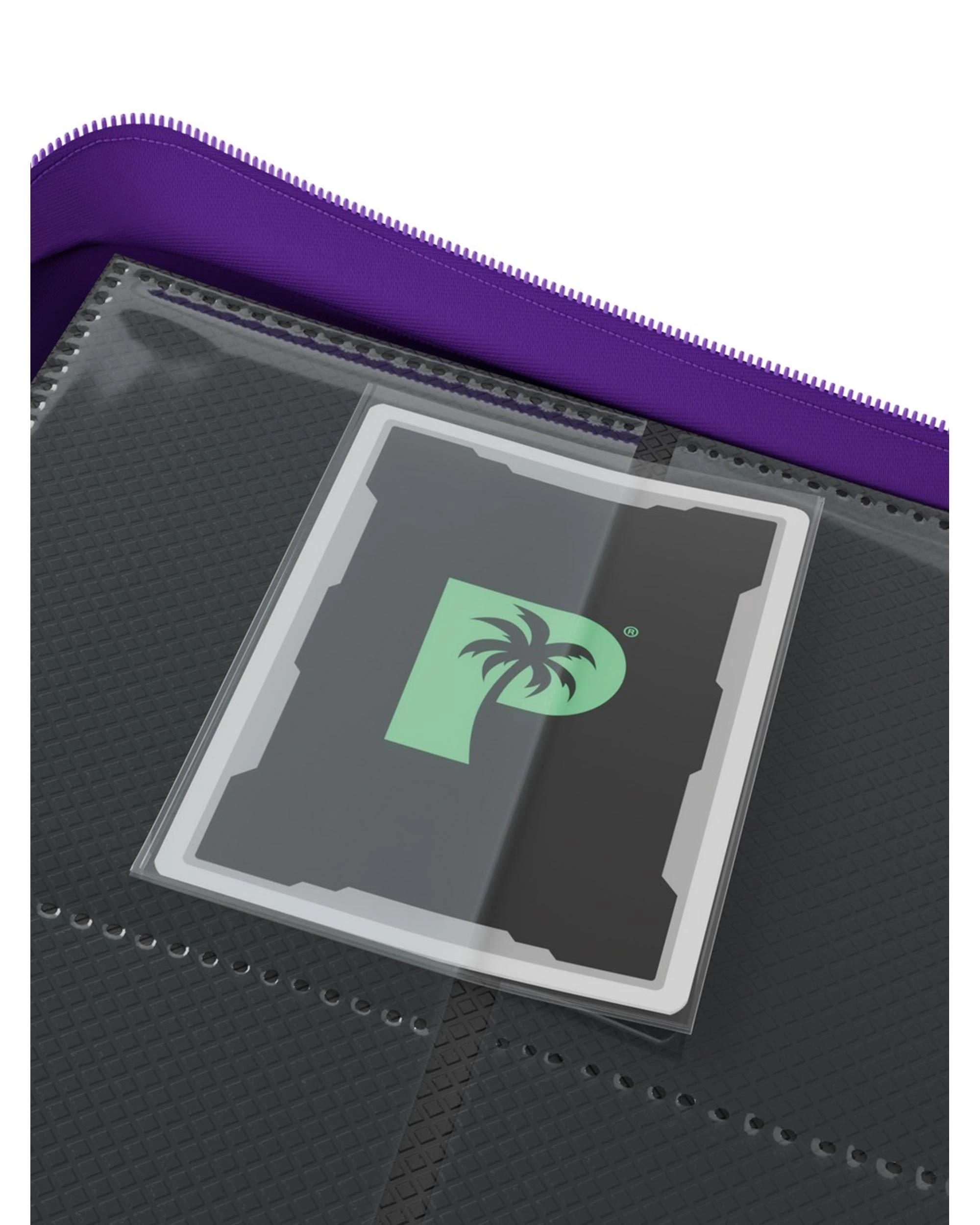 3 Palms Off Gaming Stealth 12 Pocket Zip Binder - Purple, 3 of 8