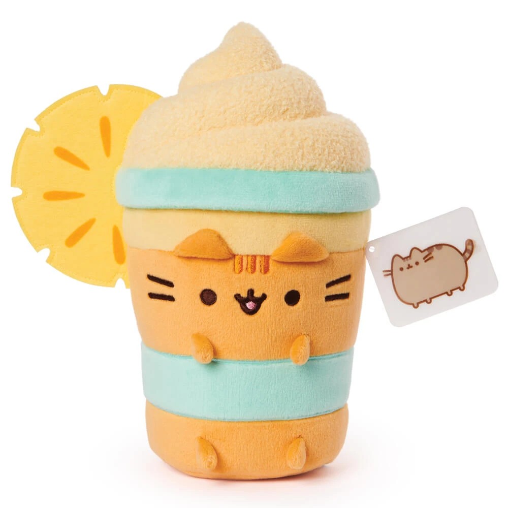 2 Pusheen - Fruits Pineapple Float, Drink Inspired Plush, Soft Toy, Orange, 24cm Height - Multi, 2 of 5