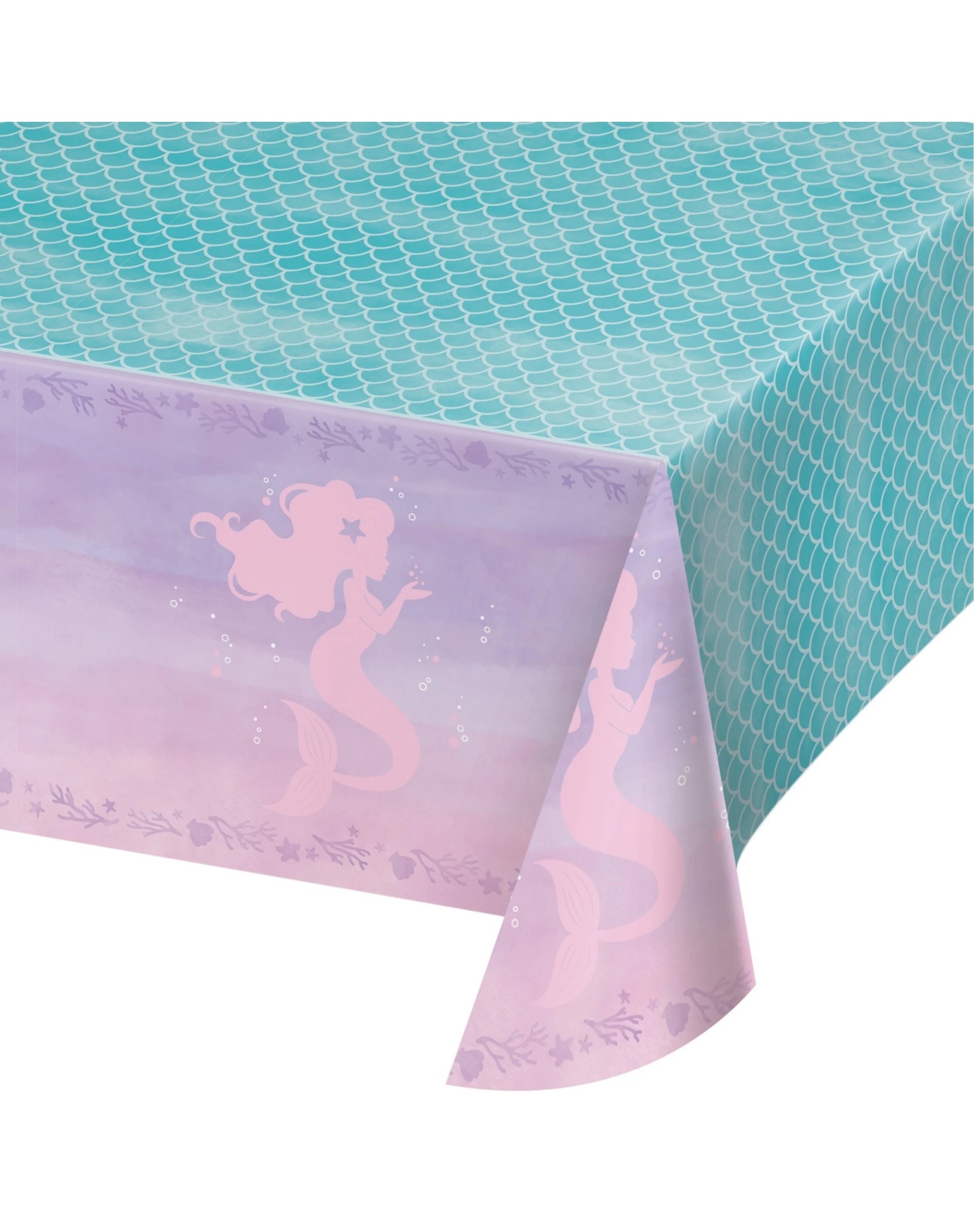 1 Creative Converting Mermaid Shine Plastic Tablecloth, 1 of 1