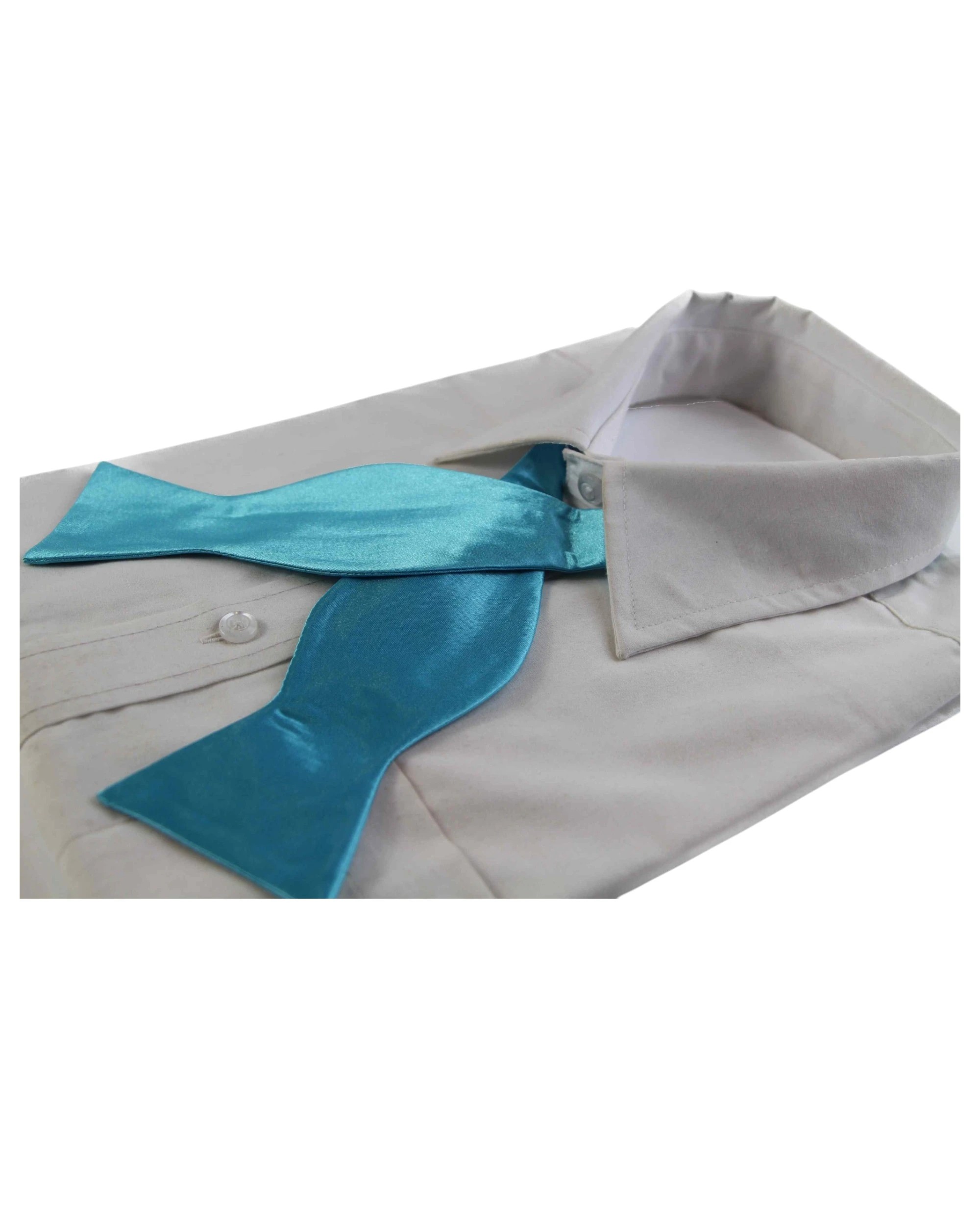 2 Zasel Mens Self Tie Bow Tie - Blue - Blue, 2 of 2