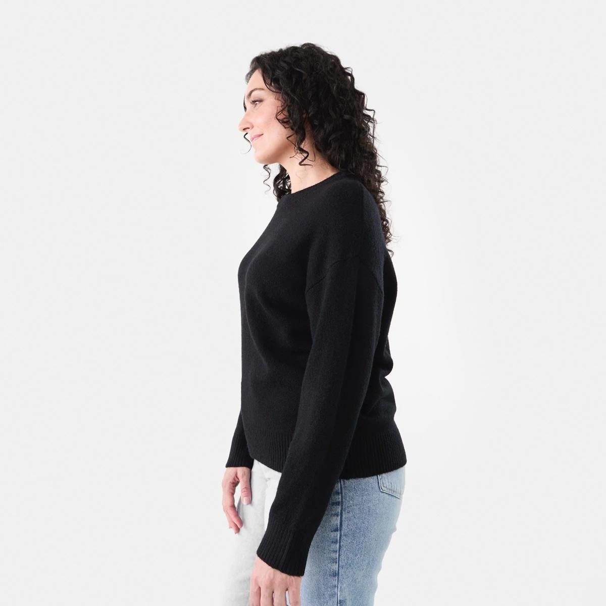 2 Relaxed Jumper Black, 2 of 5