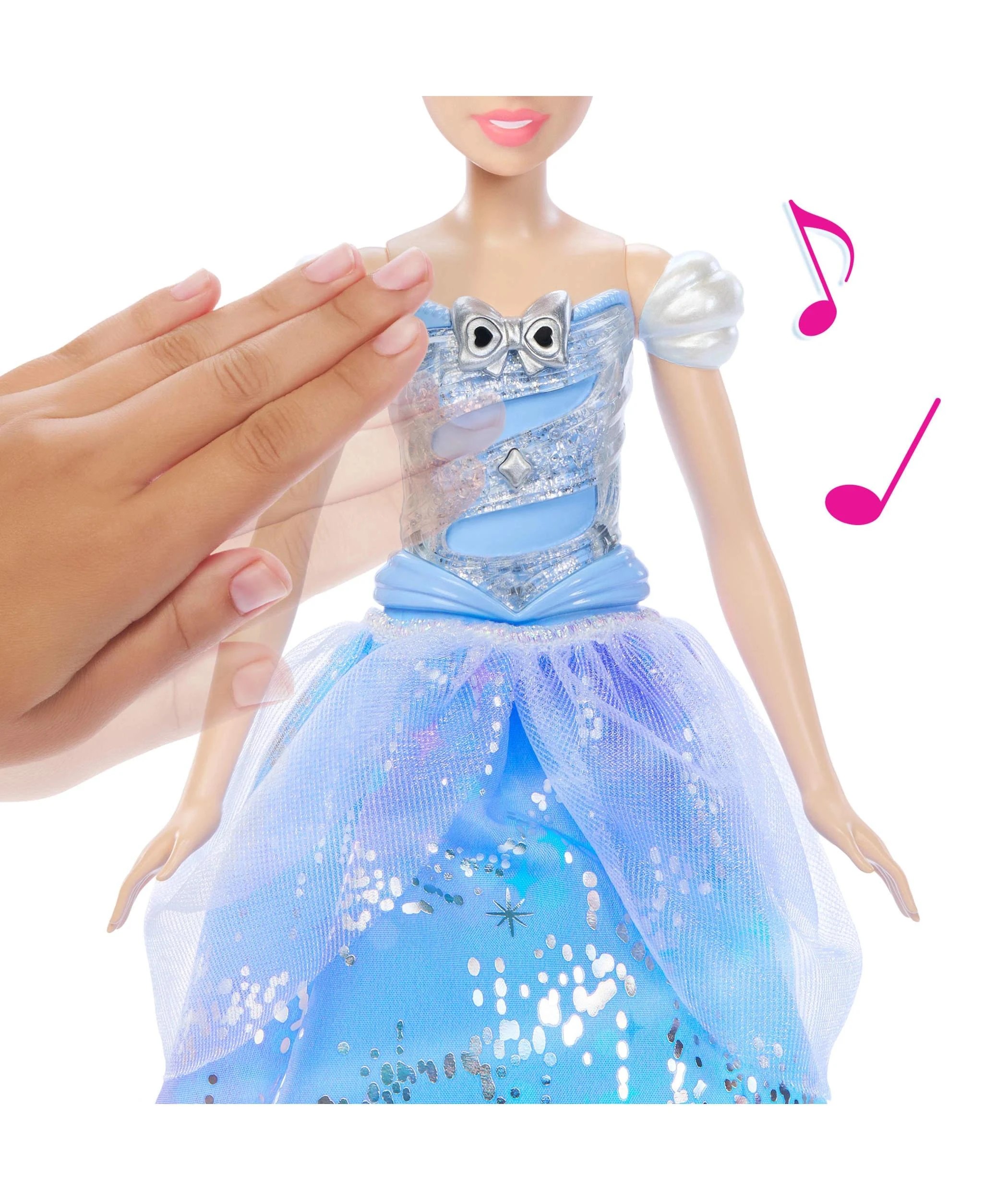 7 Mattel Disney Princess Enchanted Ballgown Cinderella Fashion Doll, 7 of 8