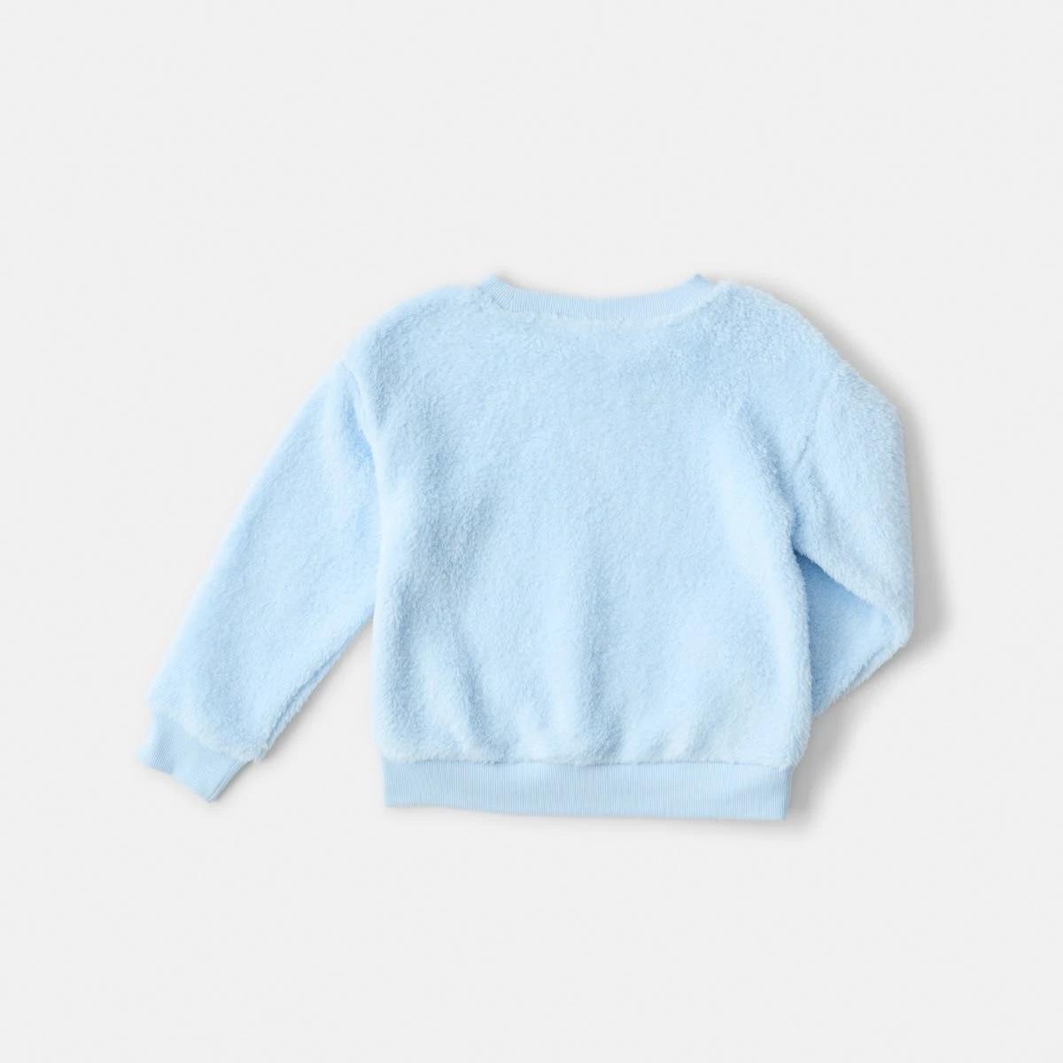 8 Cosy Crew Neck Sweater Doll Blue, 8 of 8