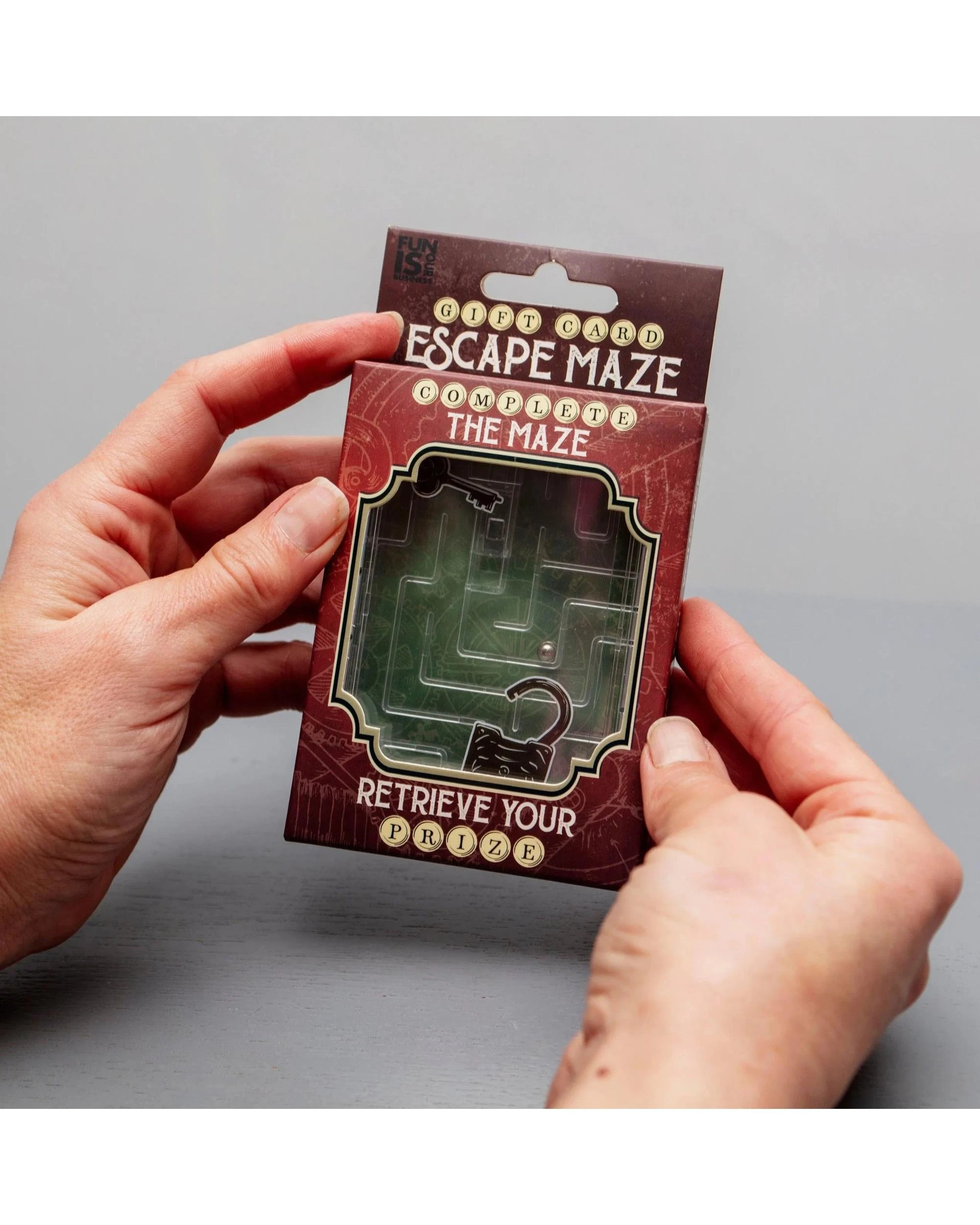 2 Boxer Gifts Gift Card Escape Maze Puzzle Game, 2 of 6