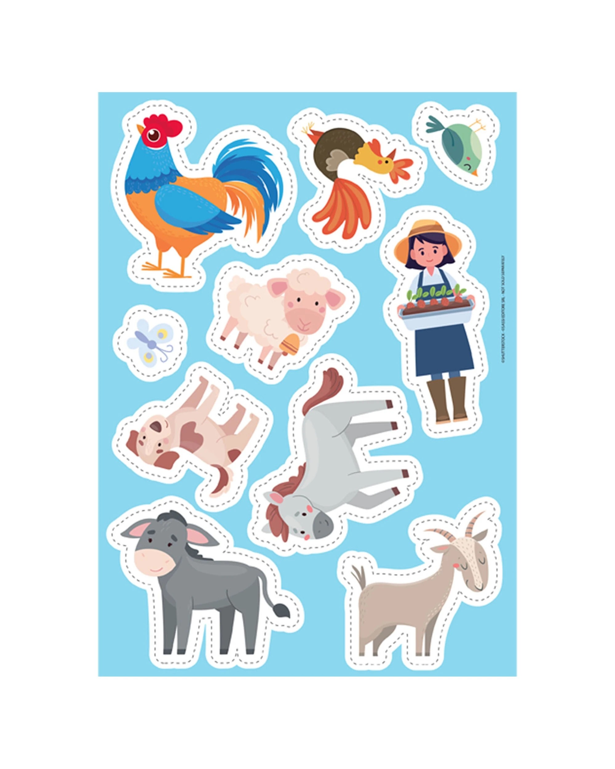 3 Sassi Games Happy Families Farm Game Kids Children - Multi, 3 of 3