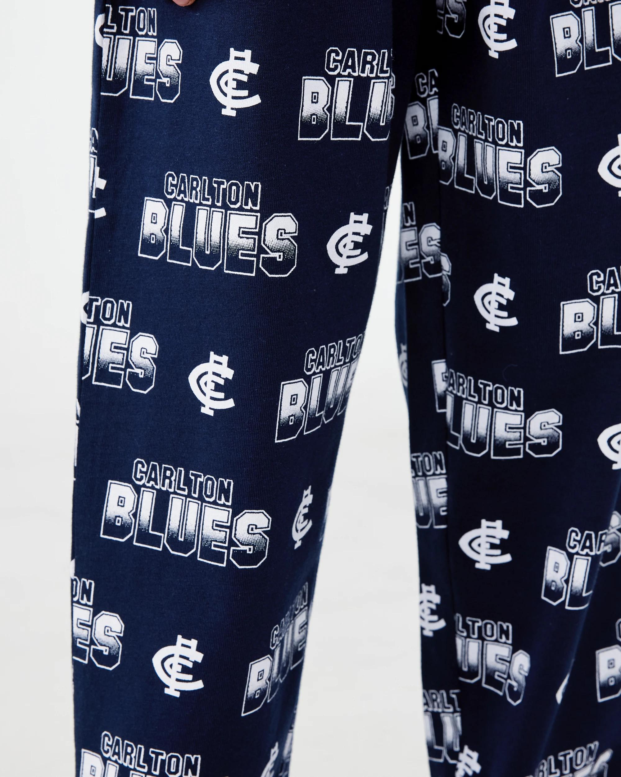 5 Official AFL Kids Pyjama Set Carlton, 5 of 6