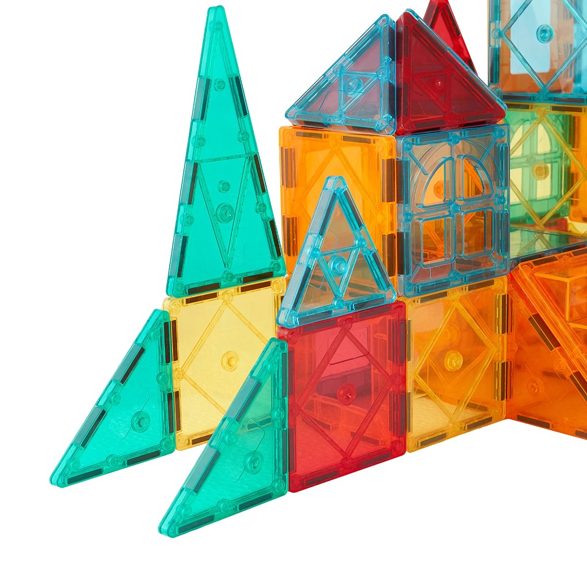 7 50 Piece Magnetic Tiles Castle Set, 7 of 10