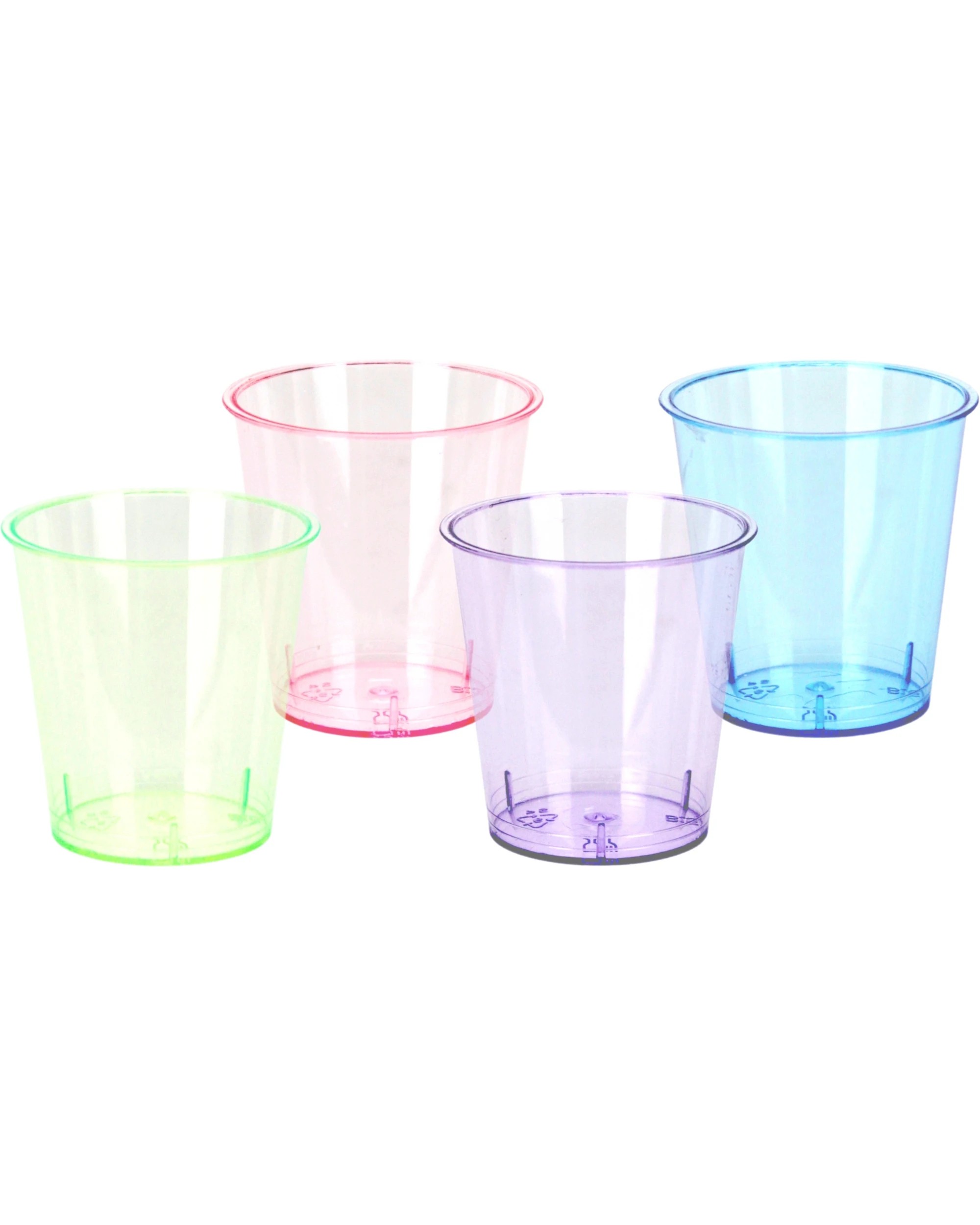 1 Partyware Neon Shot Glasses 30mls Bulk Pack of 160 - Multi, 1 of 4