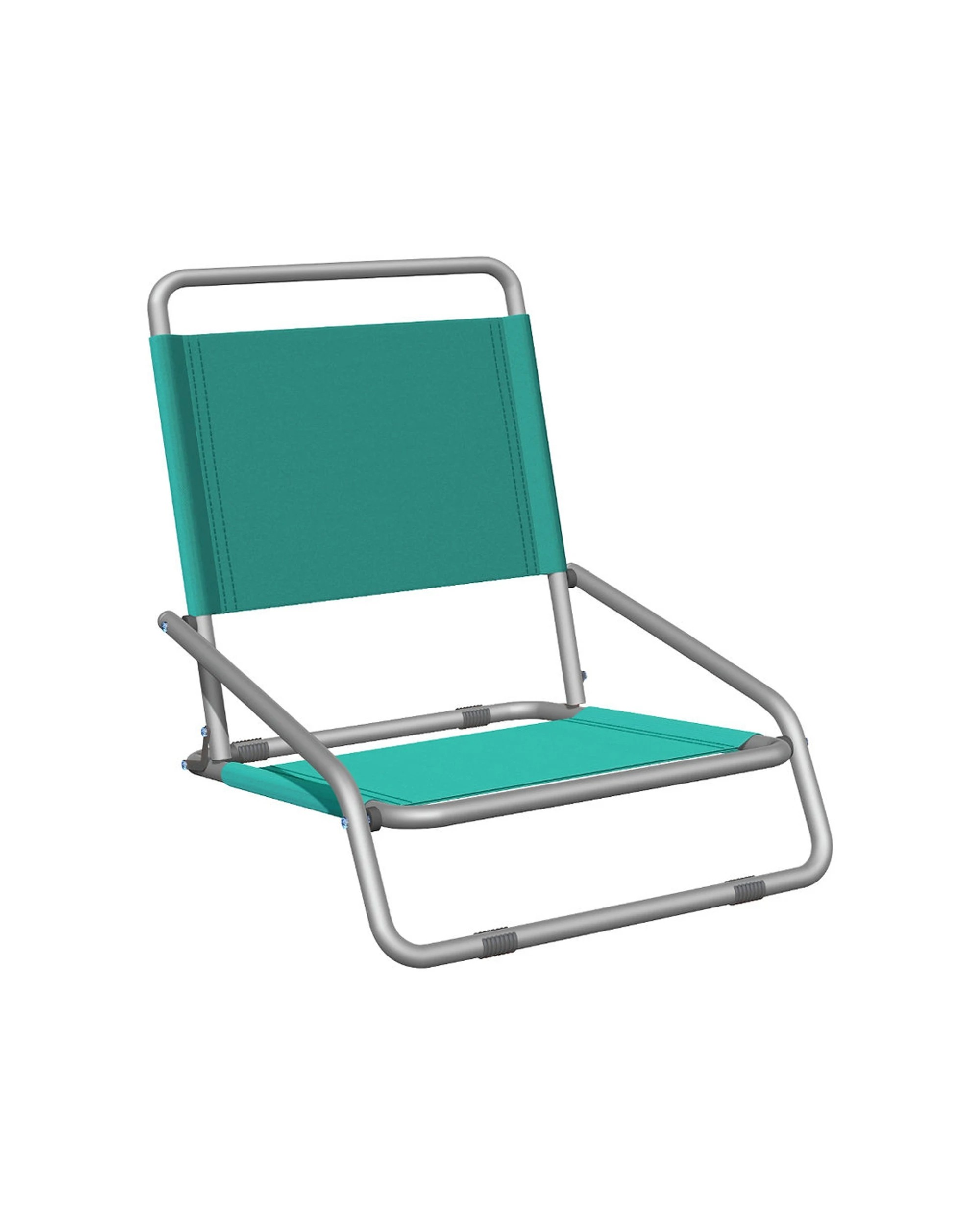 1 Mirage Beach Foldable Relaxing Durable Outdoor Chair Portable - Blue, 1 of 1
