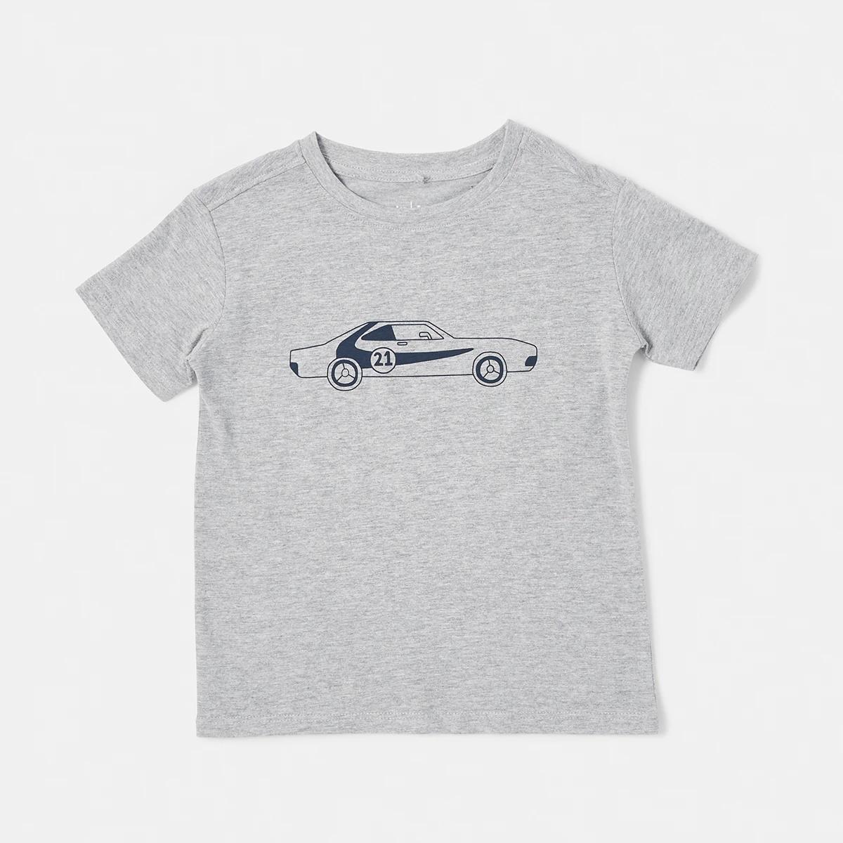 6 Chest Print T-shirt Gry Car, 6 of 7