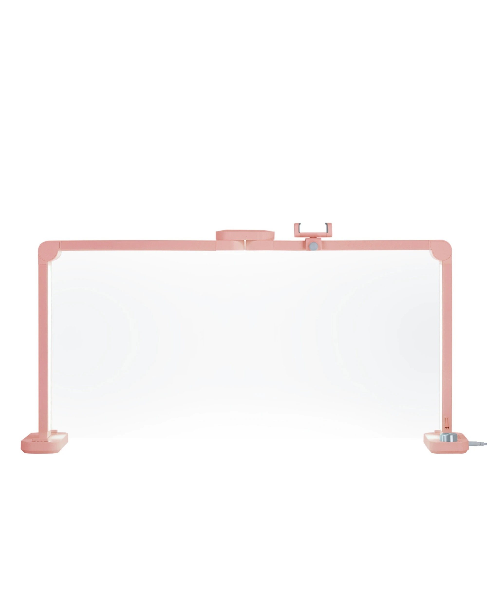 1 Advwin Foldable Nail Tech Lamp for Desk - Pink, 1 of 8