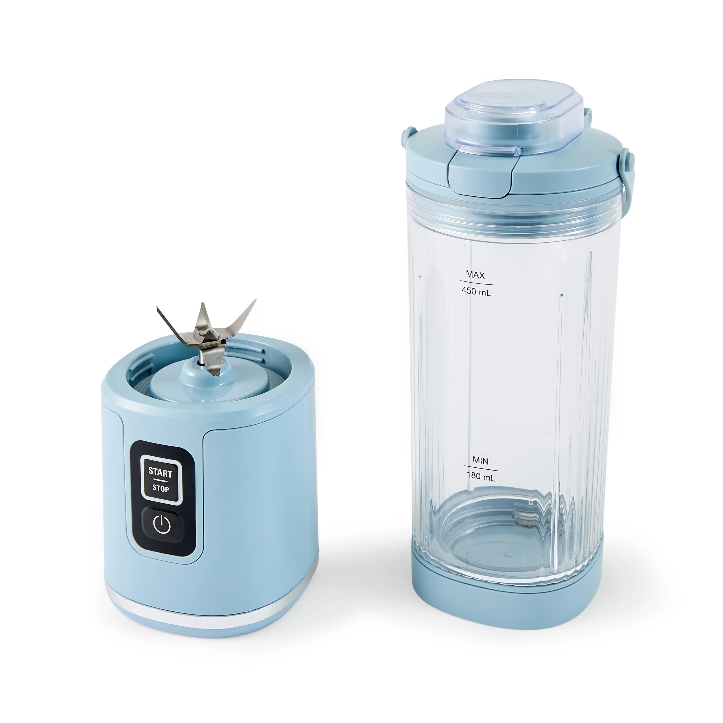 7 Portable USB Blender - Light Blue, 7 of 10
