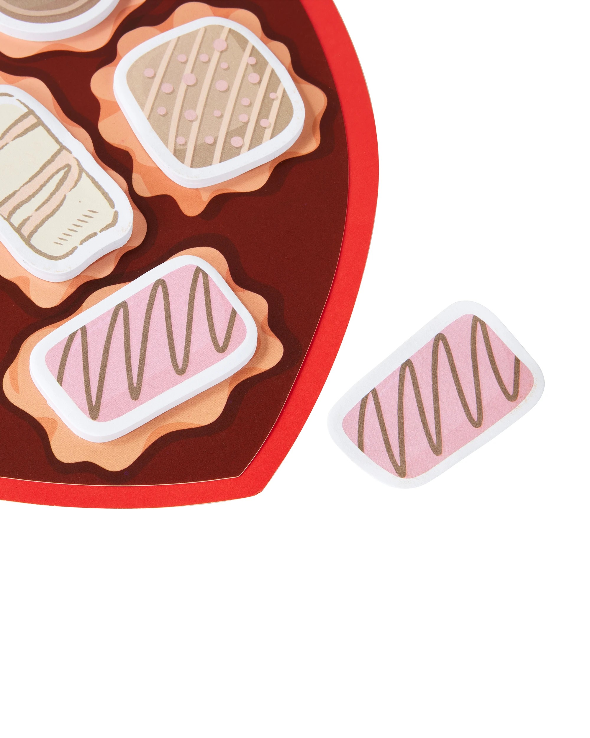 5 Valentine's Day Love Chocolate Box Sticky Notes Set - 180 Notes, 5 of 6