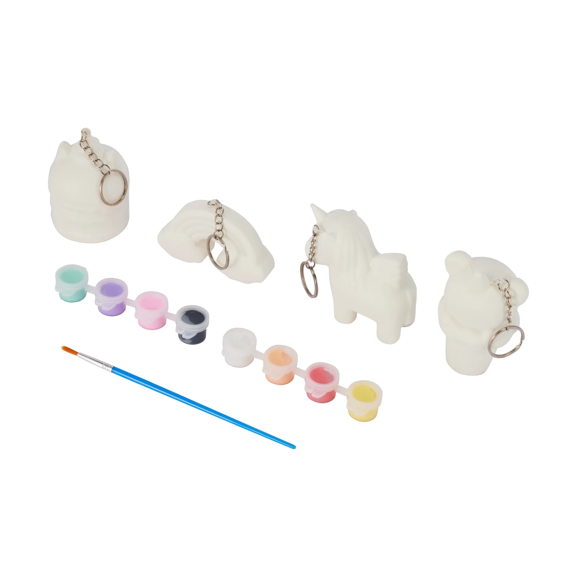 3 Paint Your Own Squishy Keyrings, 3 of 10