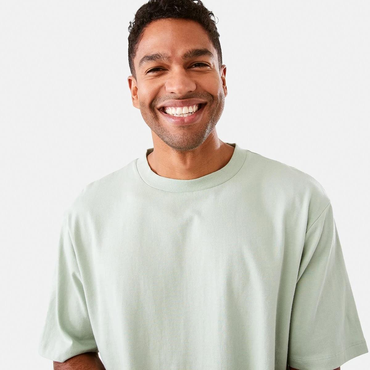 4 Oversized Heavyweight T-shirt Grn Frsty, 4 of 6