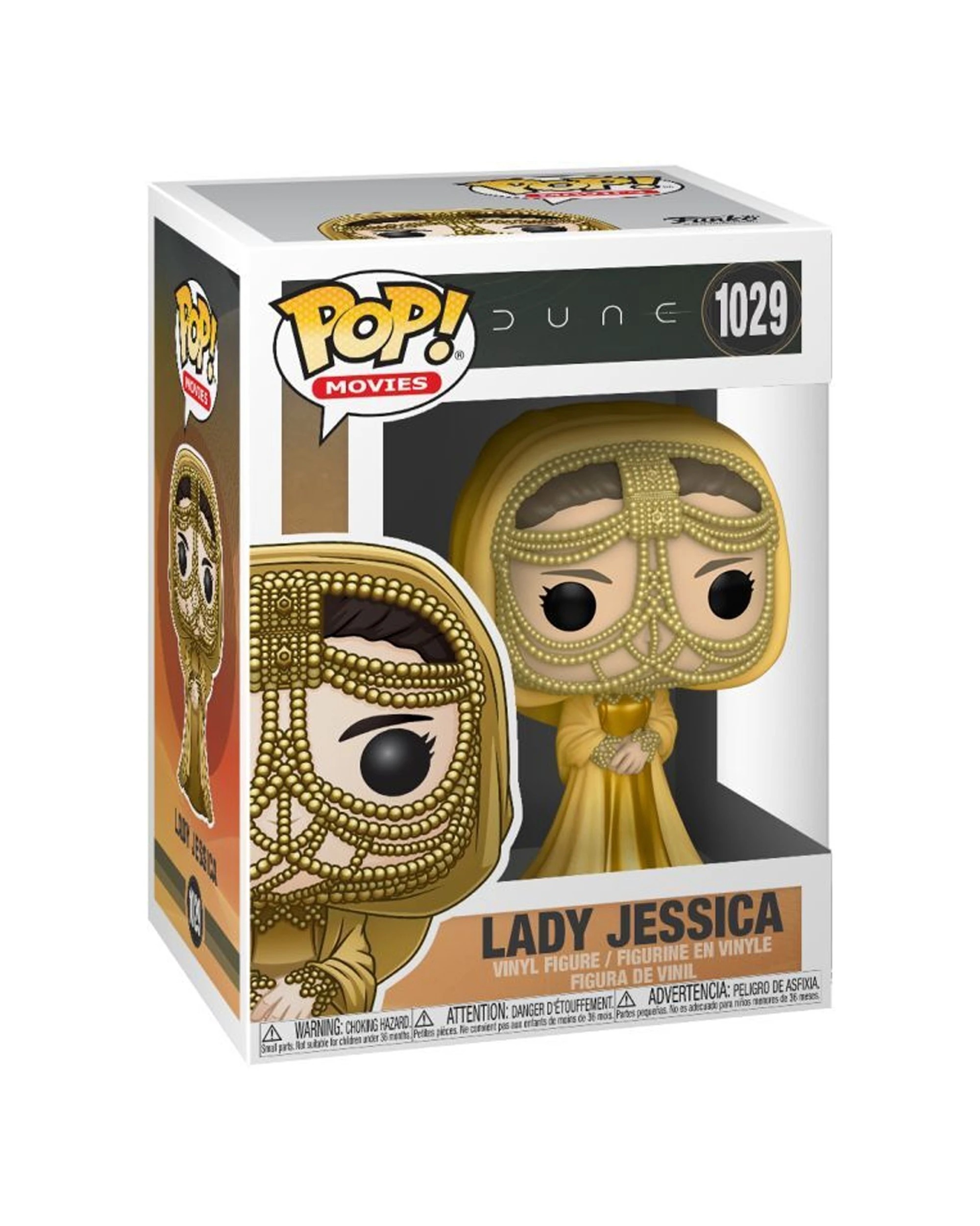 2 Pop Vinyl Figurine Dune 2021 - Lady Jessica GD Action Figure 10cm Vinyl Toy - Yellow, 2 of 3
