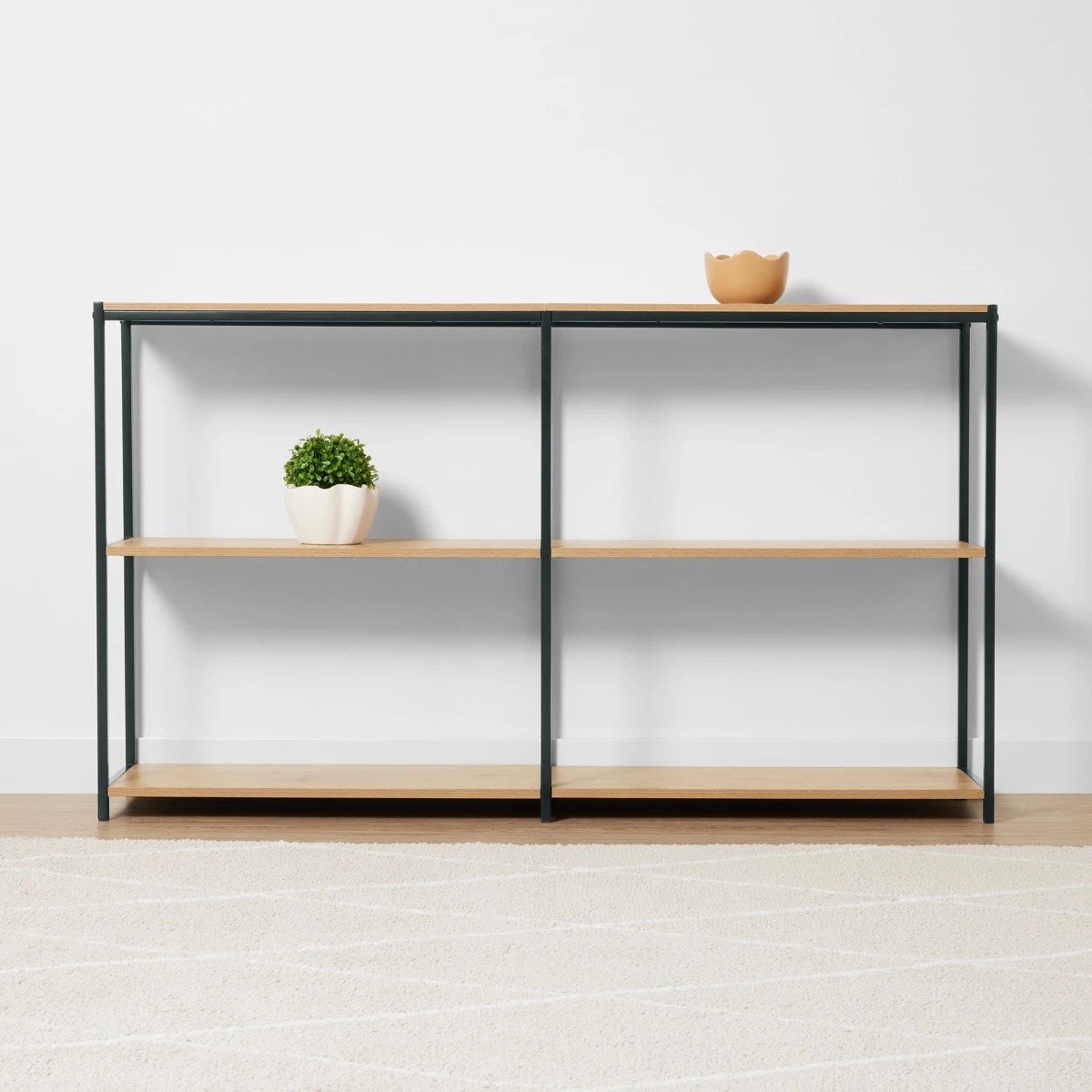 1 Blake 3 Tier Long Book Storage Unit, 1 of 9