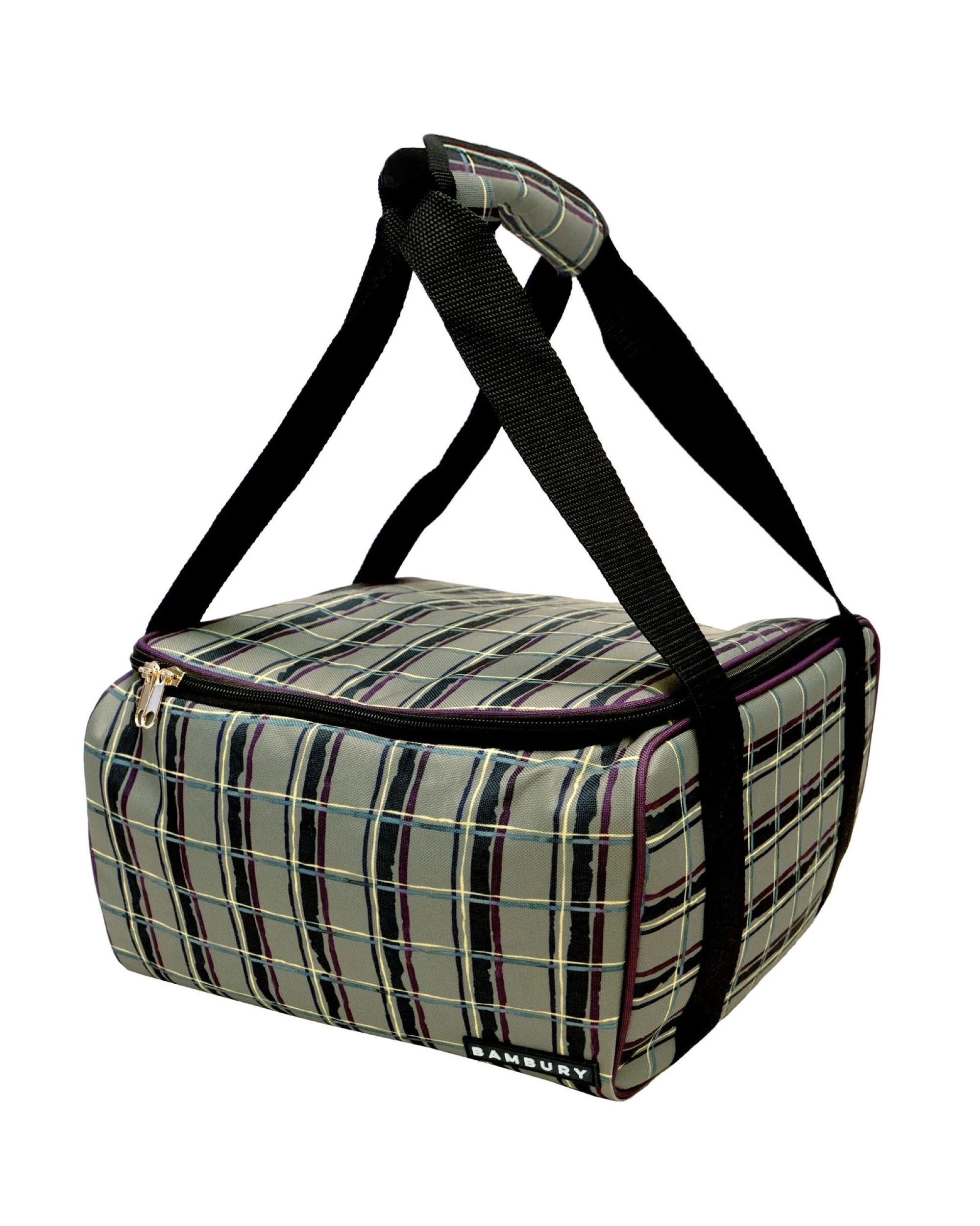 1 Bambury Felix Insulated Square Food Carrier Cooler Bag - Multi, 1 of 3